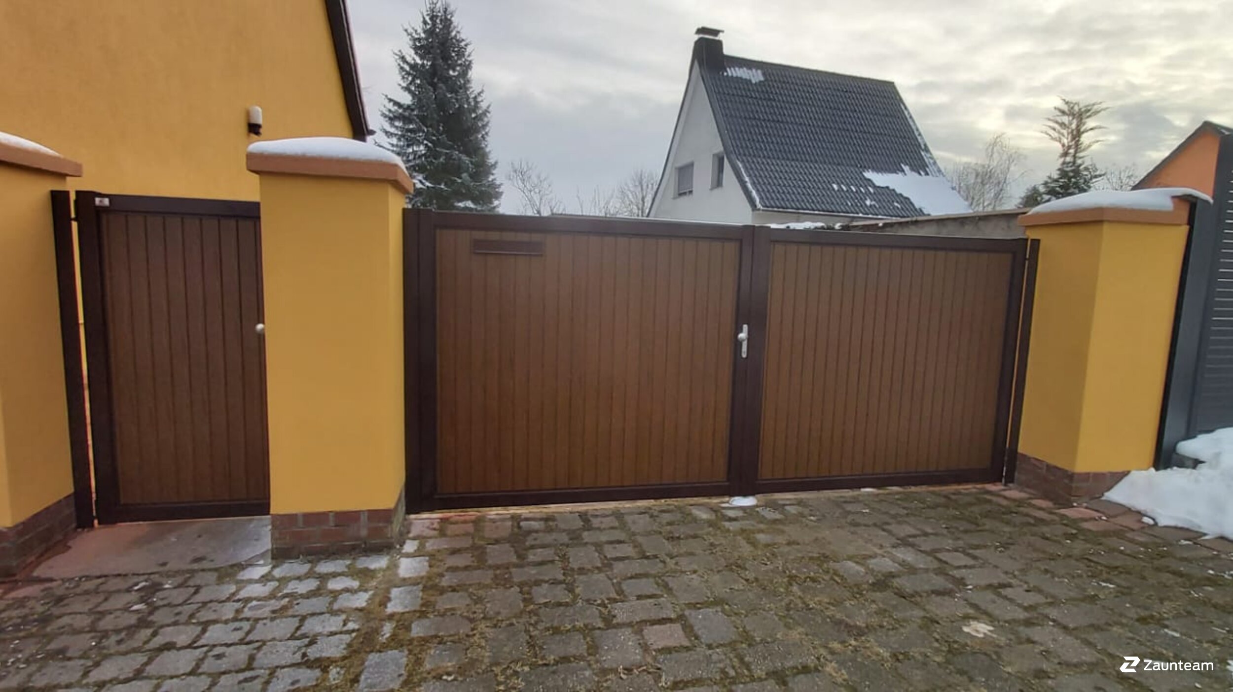 Aluzaun aus dem 2021 in 06868 Coswig Deutschland von Zaunteam Fläming.