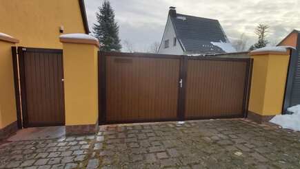 Aluzaun aus dem 2021 in 06868 Coswig Deutschland von Zaunteam Fläming.