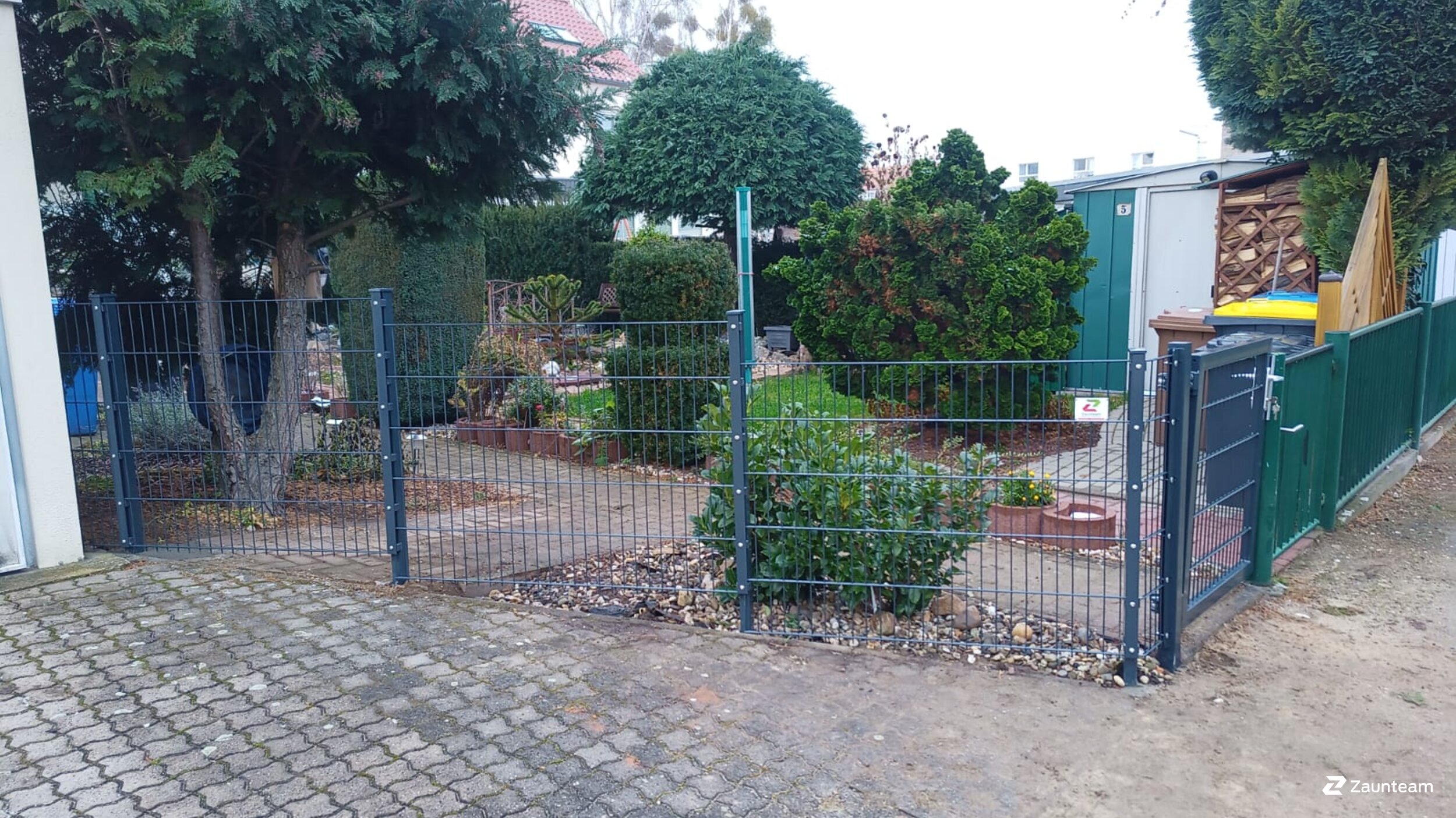 Doppelstabmattenzaun aus dem 2021 in 39261 Zerbst Deutschland von Zaunteam Fläming.