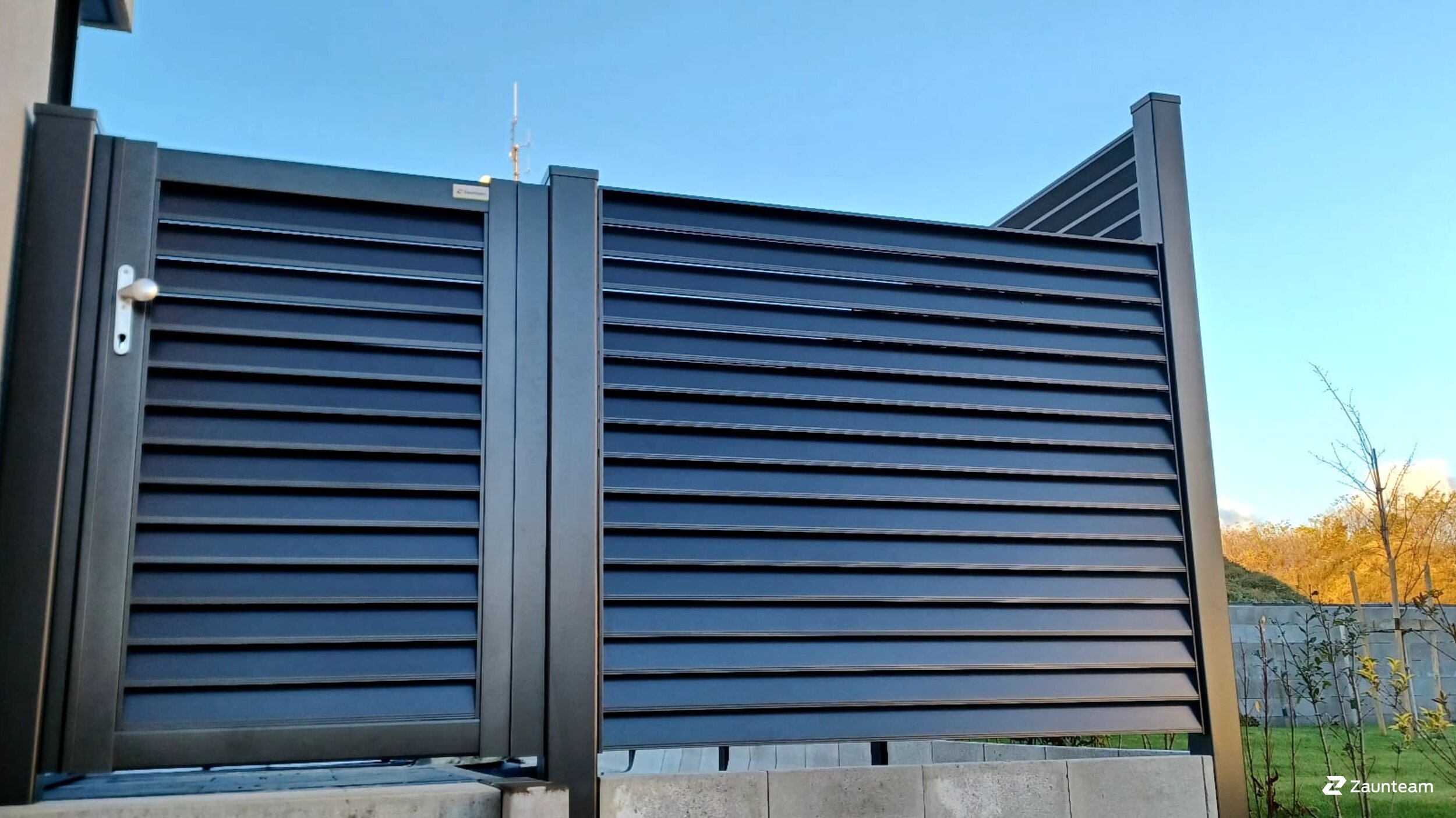 Aluminium Sichtschutz aus dem 2021 in 06888 Lutherstadt Wittenberg Deutschland von Zaunteam Fläming.