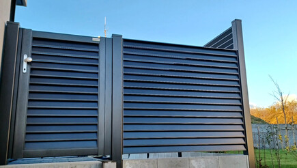 Protection brise-vue en aluminium de 2021 à 06888 Lutherstadt Wittenberg Allemagne de Zaunteam Fläming.