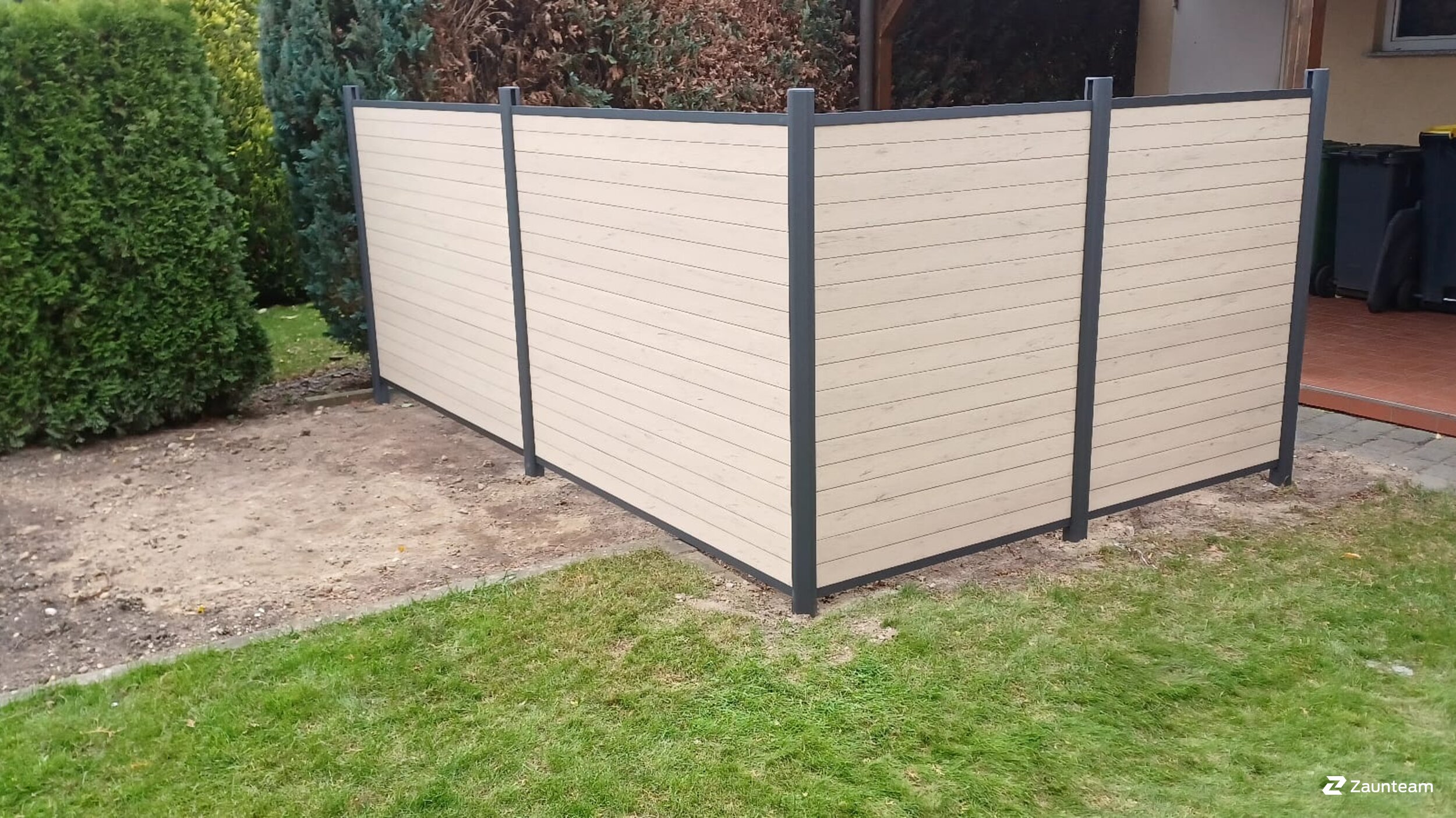 WPC Sichtschutz aus dem 2021 in 06386 Osternienburger Land Deutschland von Zaunteam Fläming.