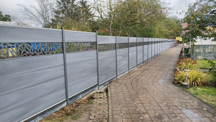 WPC Sichtschutz aus dem 2021 in 06386 Köthen (Anhalt) Deutschland von Zaunteam Fläming.