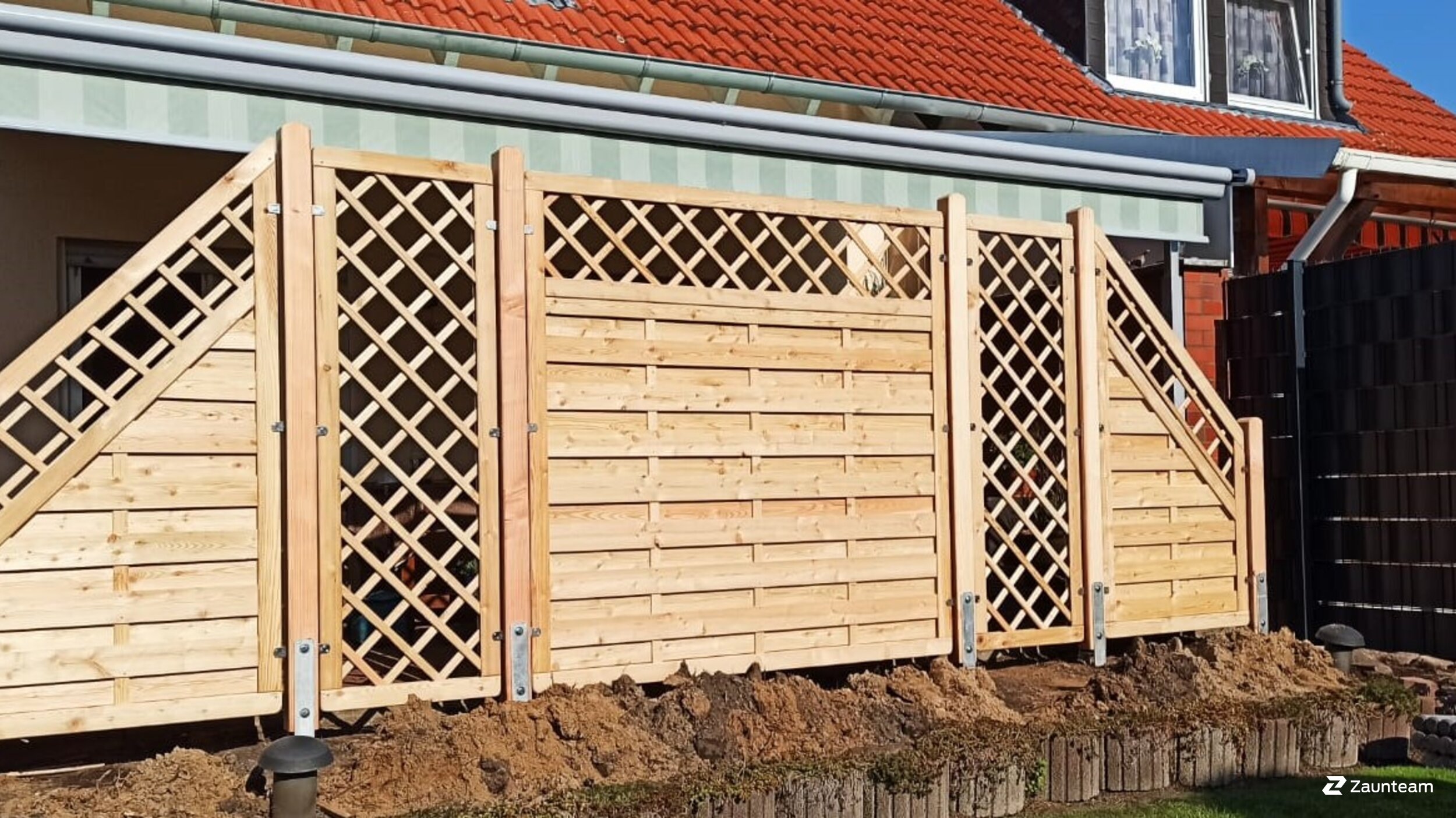 Holz Sichtschutz aus dem 2021 in 06785 Oranienbaum-Wörlitz Deutschland von Zaunteam Fläming.