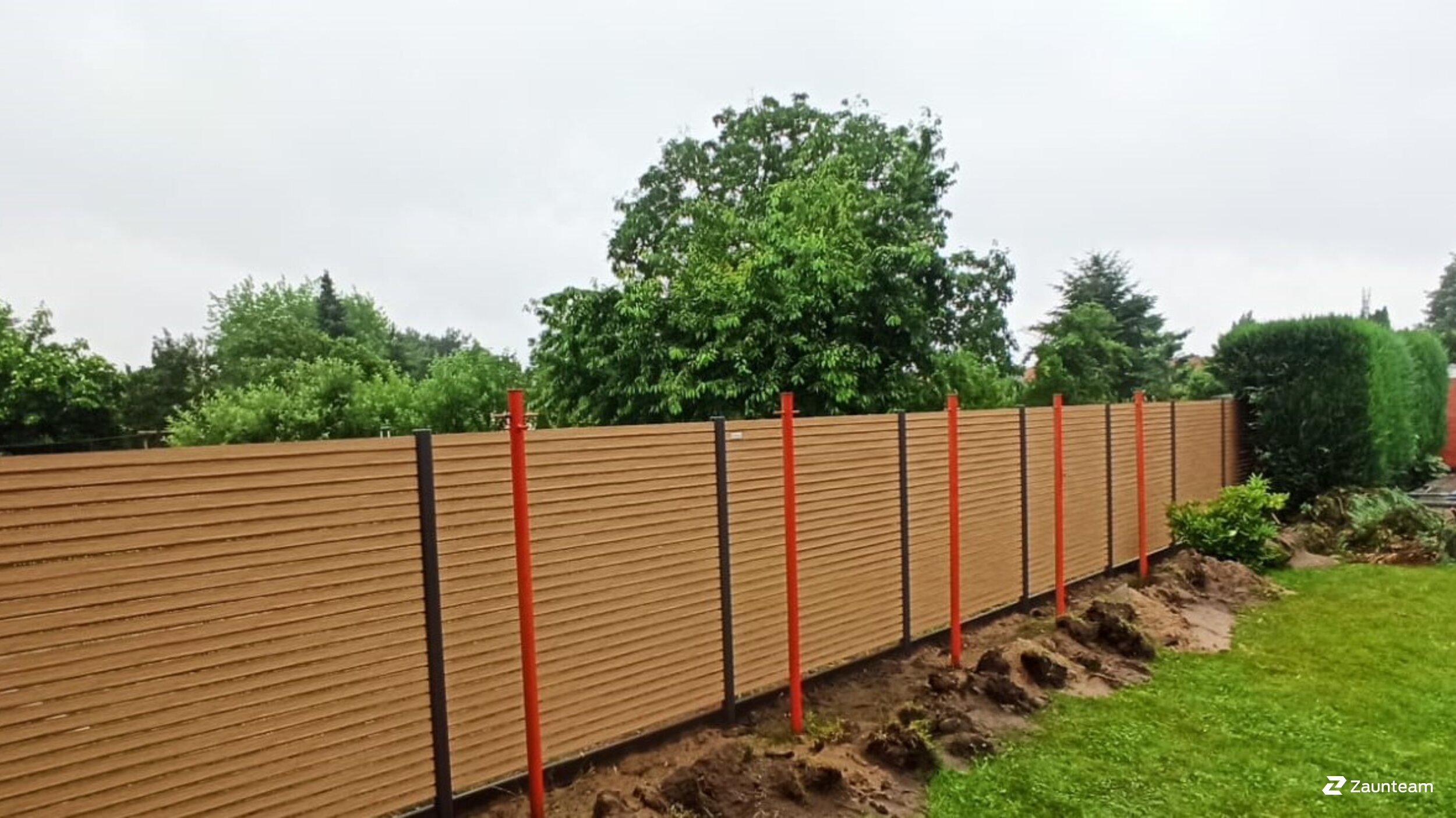 Protection brise-vue en aluminium de 2021 à 0646 Dessau-Rosslau Allemagne de Zaunteam Fläming.