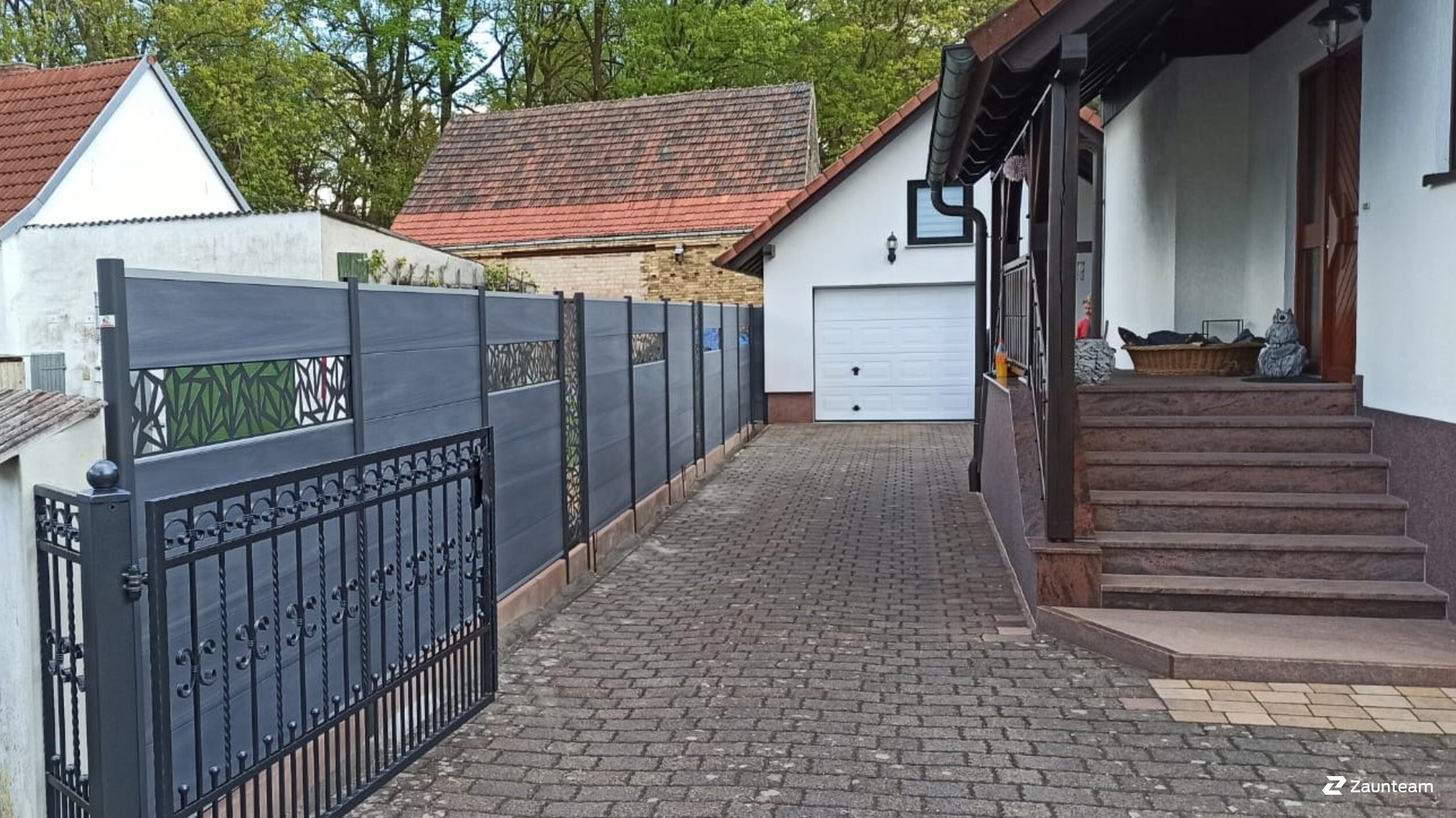 WPC Sichtschutz aus dem 2021 in 06869 Coswig (Anhalt) Deutschland von Zaunteam Fläming.