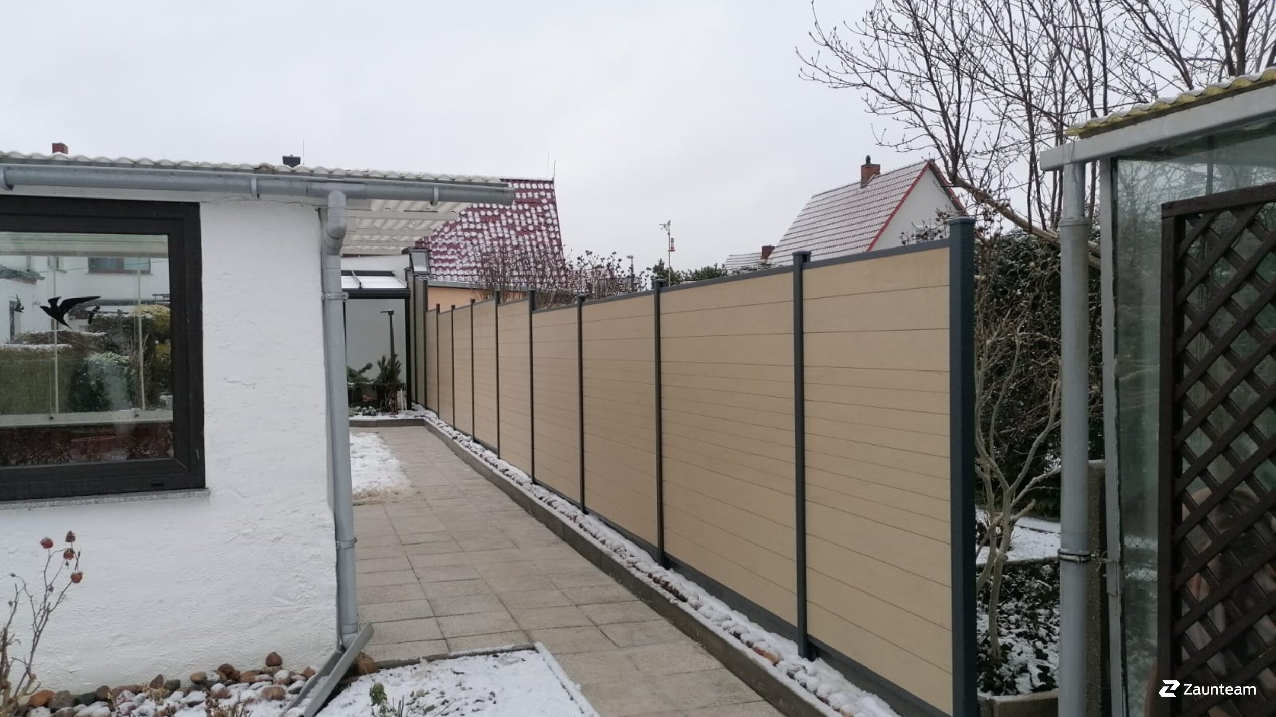 WPC Sichtschutz aus dem 2021 in 06886 Lutherstadt Wittenberg Deutschland von Zaunteam Fläming.