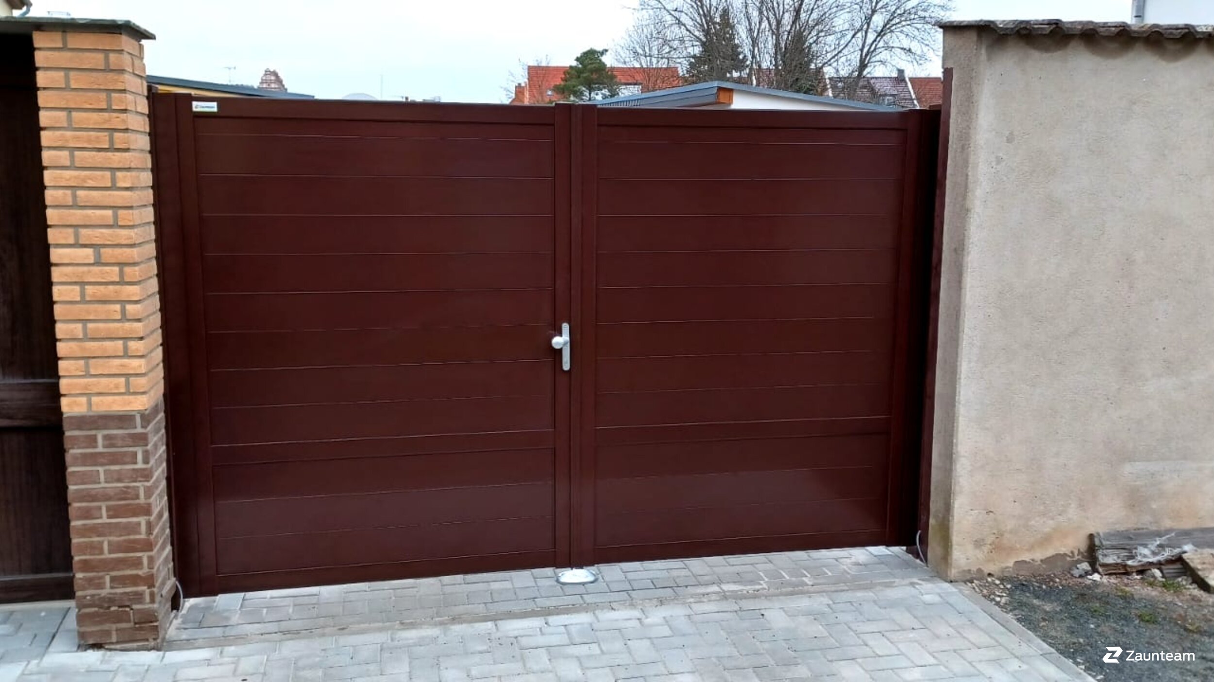 Aluzaun aus dem 2022 in 06385 Aken Deutschland von Zaunteam Fläming.