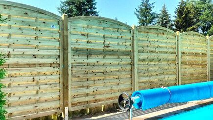 Holz Sichtschutz aus dem 2022 in 06917 Jessen Deutschland von Zaunteam Fläming.