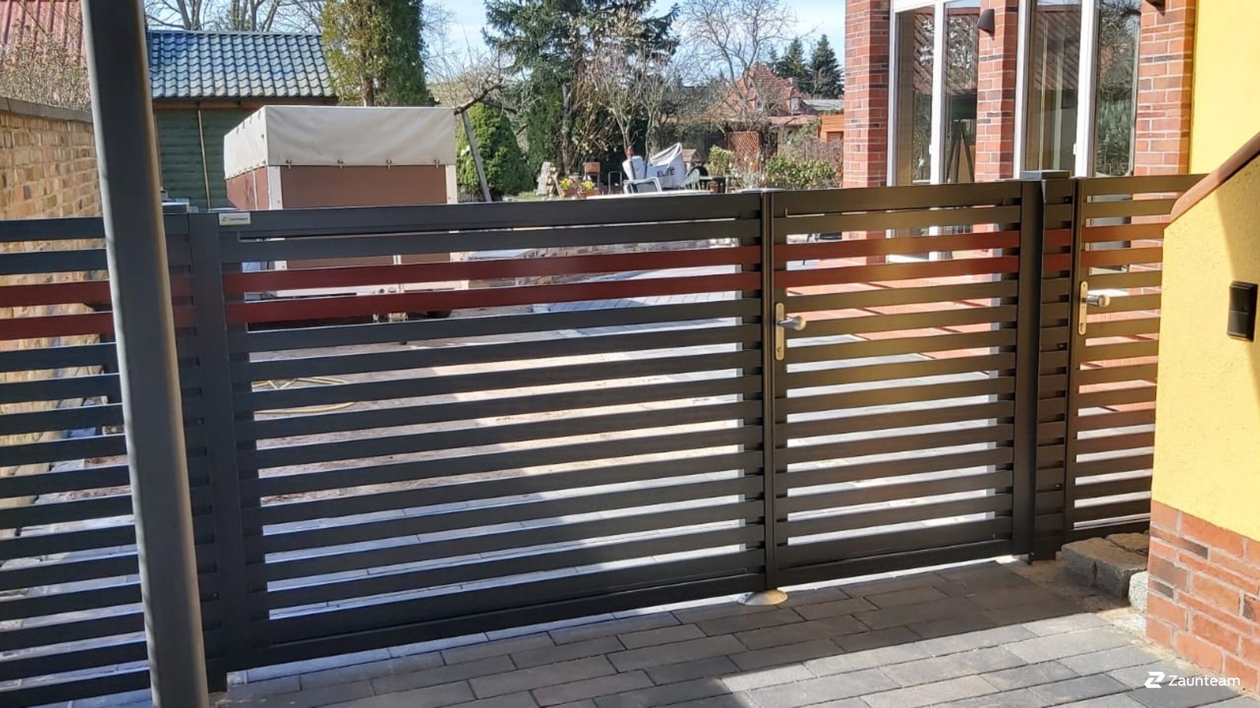 Clôture en aluminium de 2021 à 14789 Rosenau Allemagne de Zaunteam Fläming.