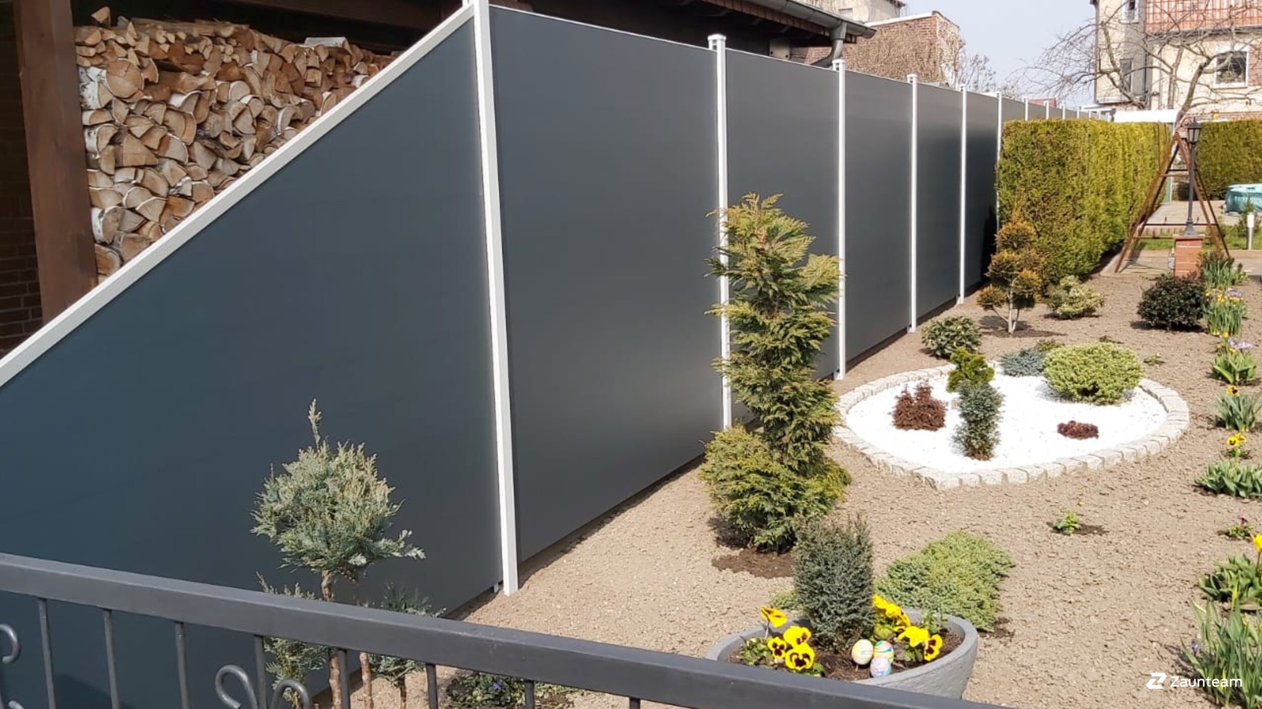 Aluminium Sichtschutz aus dem 2021 in 06888 Lutherstadt Wittenberg Deutschland von Zaunteam Fläming.