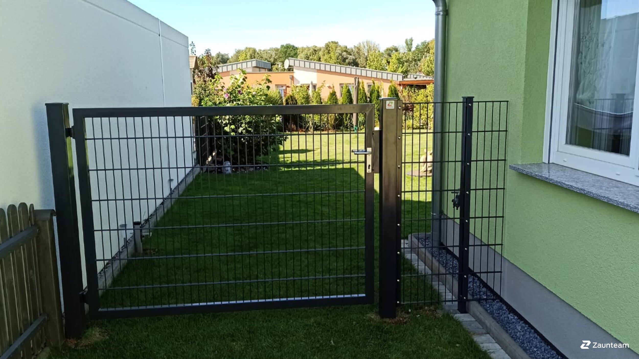 Doppelstabmattenzaun aus dem 2020 in 06886 Lutherstadt Wittenberg Deutschland von Zaunteam Fläming.