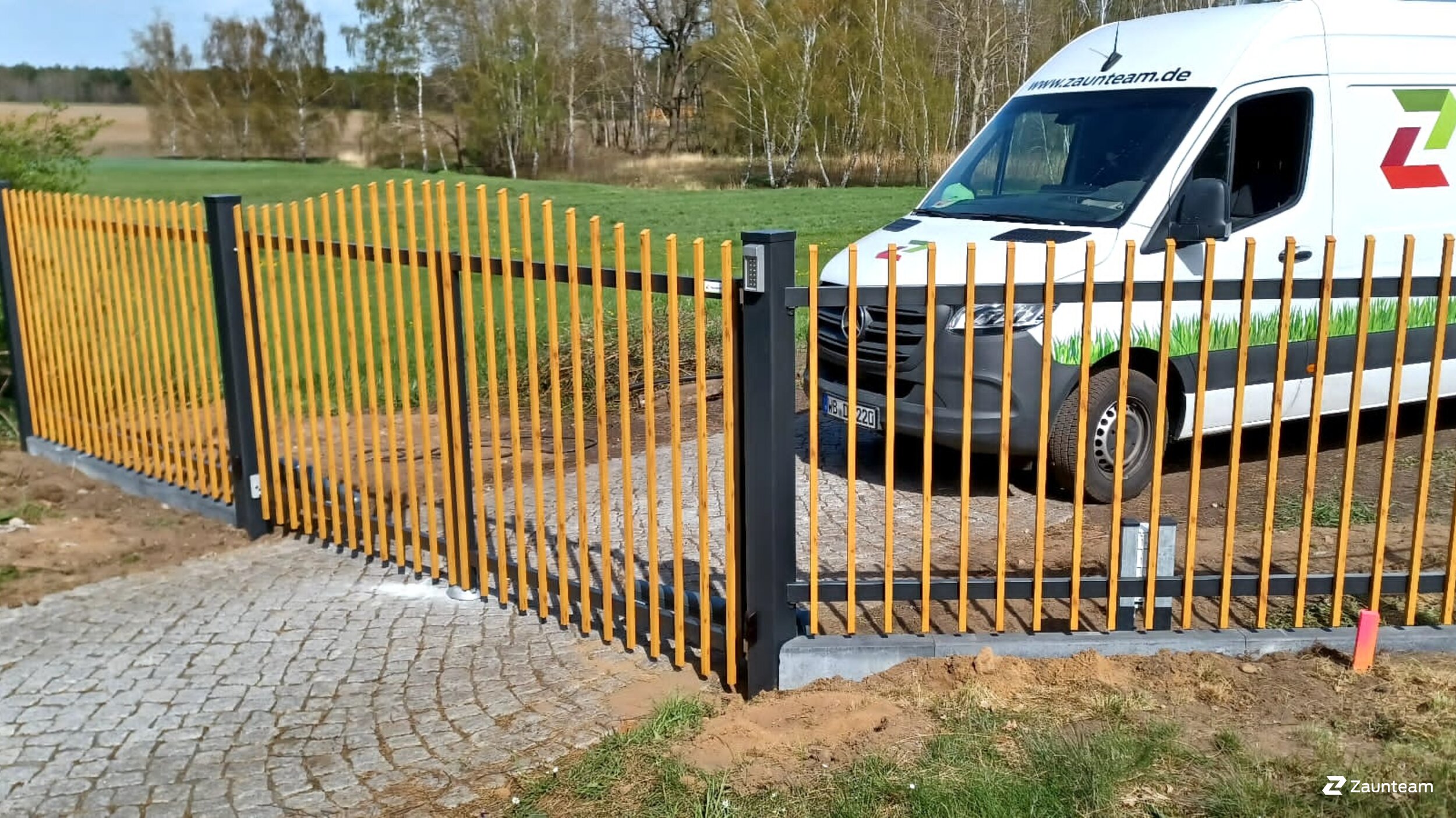 Clôture en aluminium de 2022 à 06888 Lutherstadt Wittenberg Allemagne de Zaunteam Fläming.