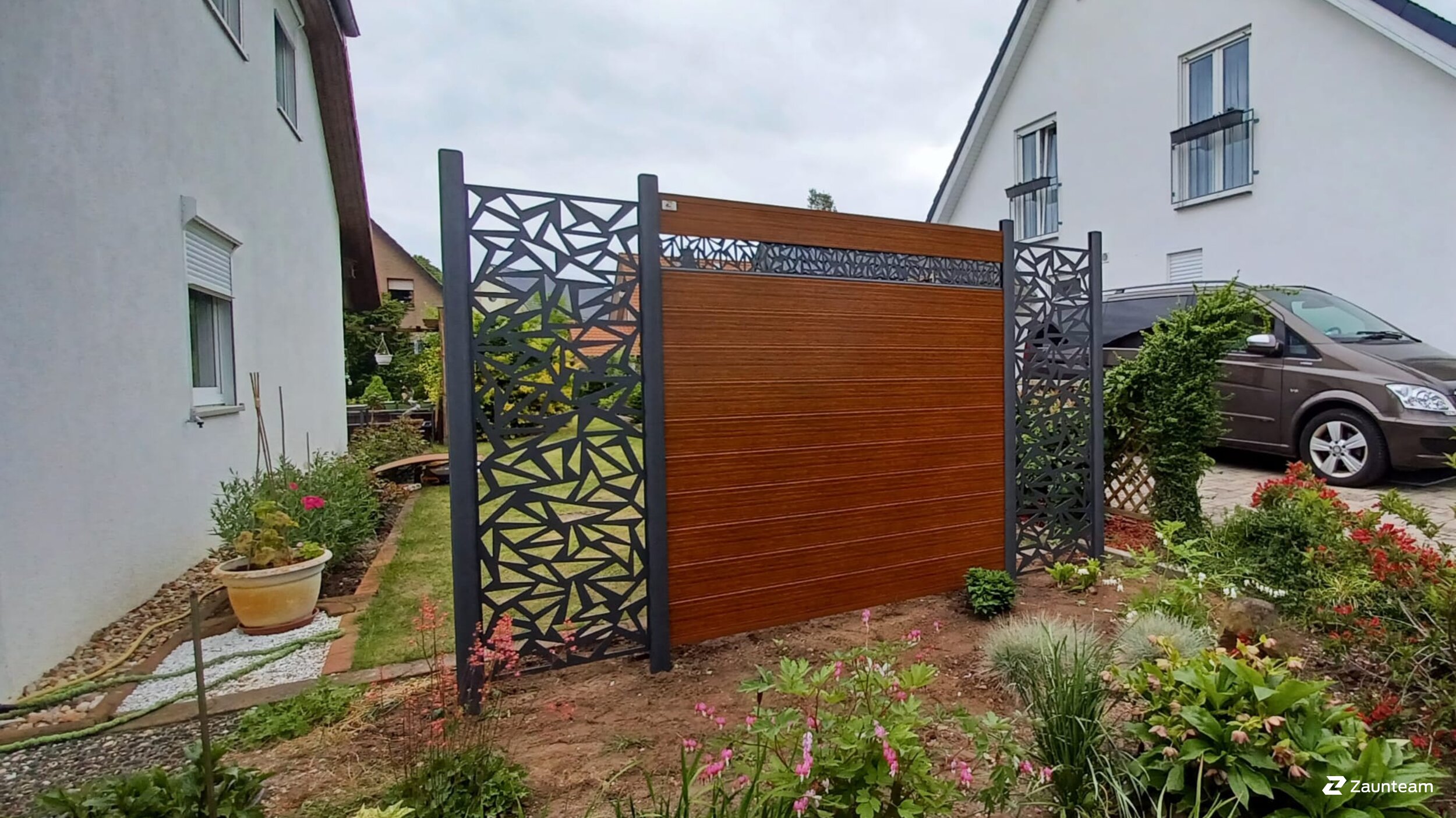 Protection brise-vue en aluminium de 2023 à 06847 Dessau-Rosslau Allemagne de Zaunteam Fläming.