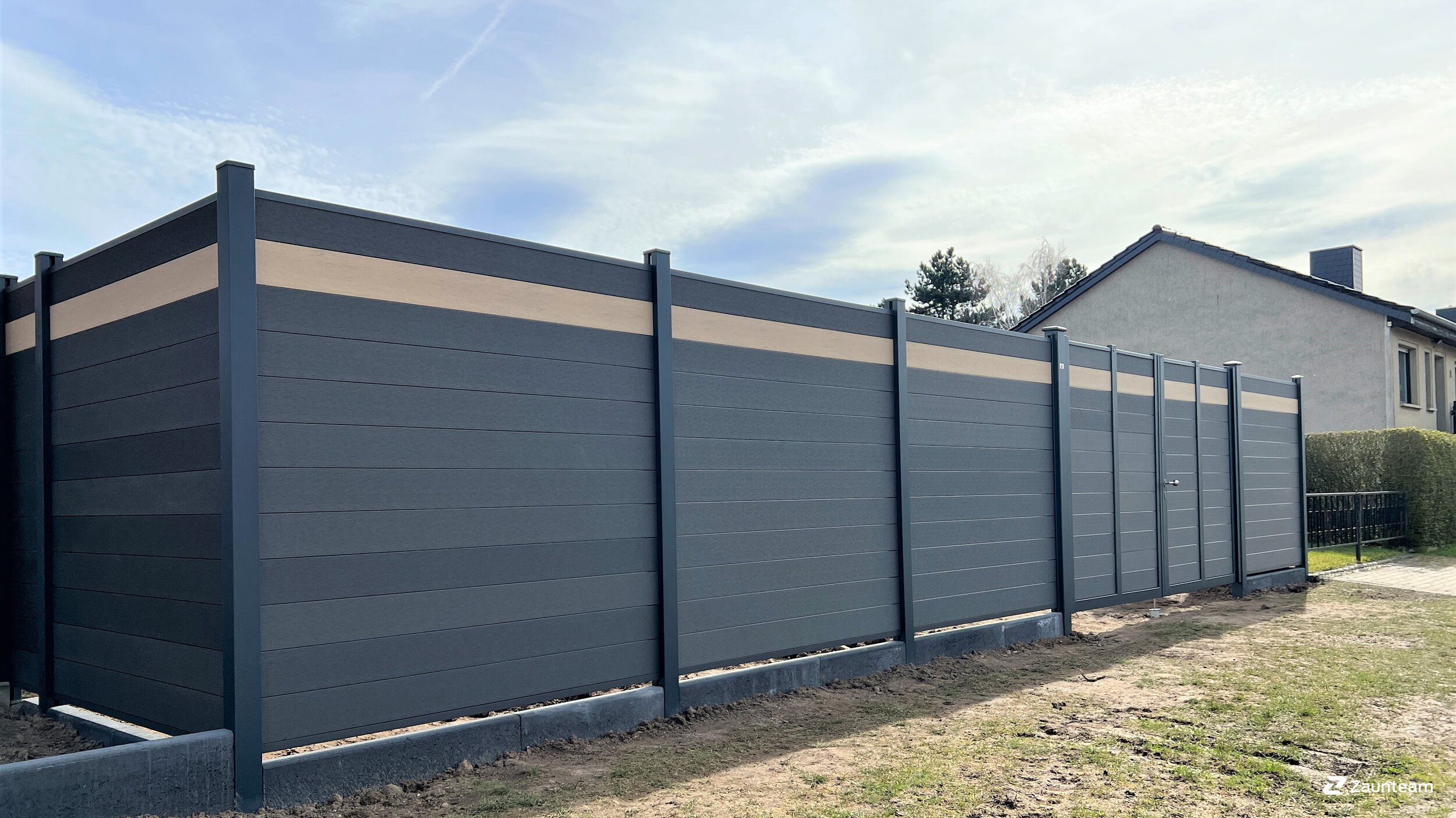 WPC Sichtschutz aus dem 2023 in 39264 Güterglück Deutschland von Zaunteam Fläming.