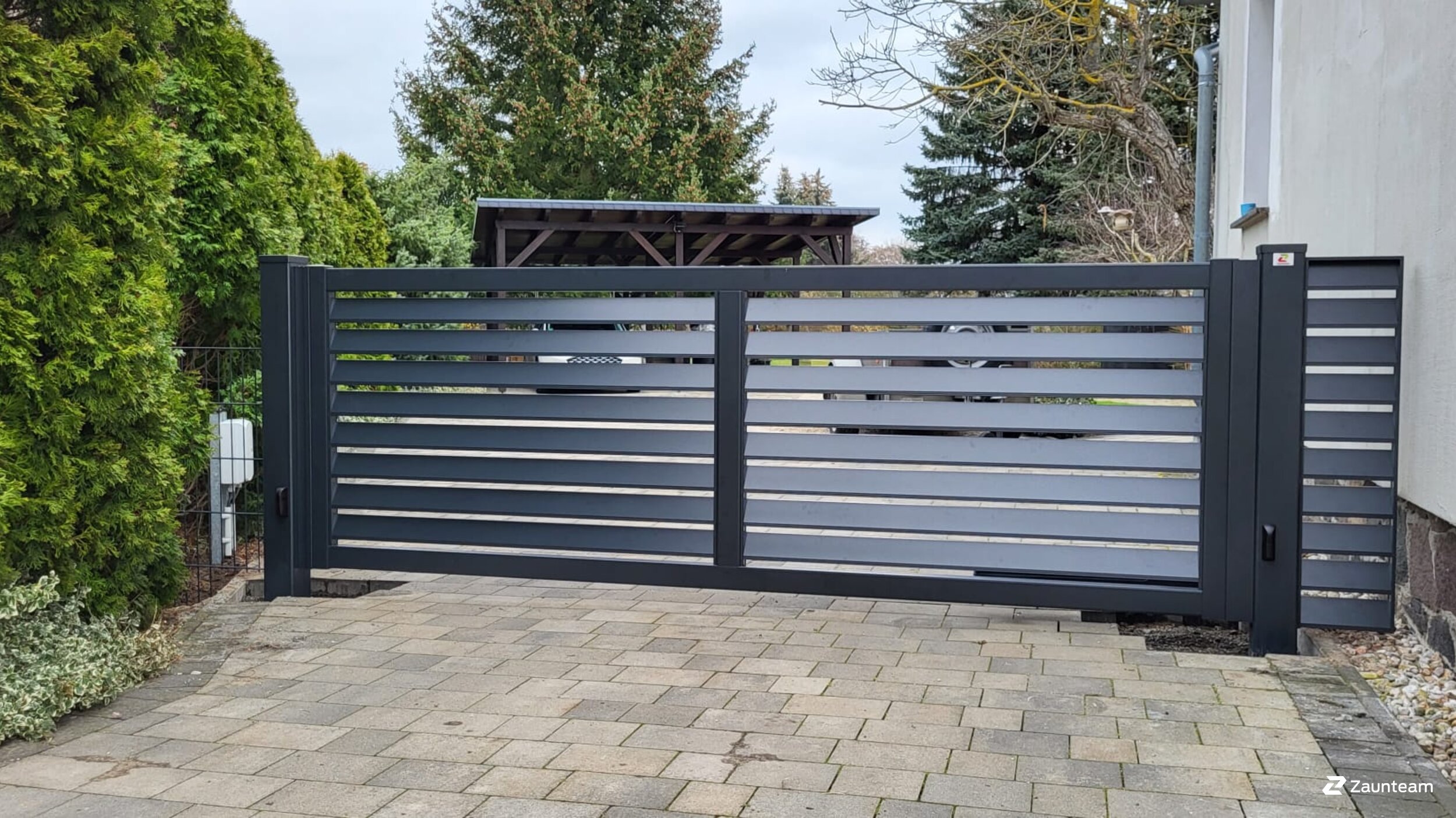 Clôture en aluminium de 2023 à 06895 Zahna-Elster Allemagne de Zaunteam Fläming.