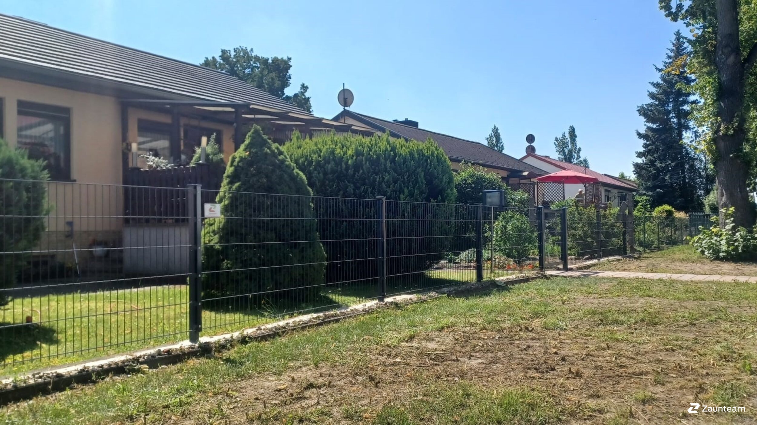 Doppelstabmattenzaun aus dem 2023 in 06895 Zahna-Elster Deutschland von Zaunteam Fläming.