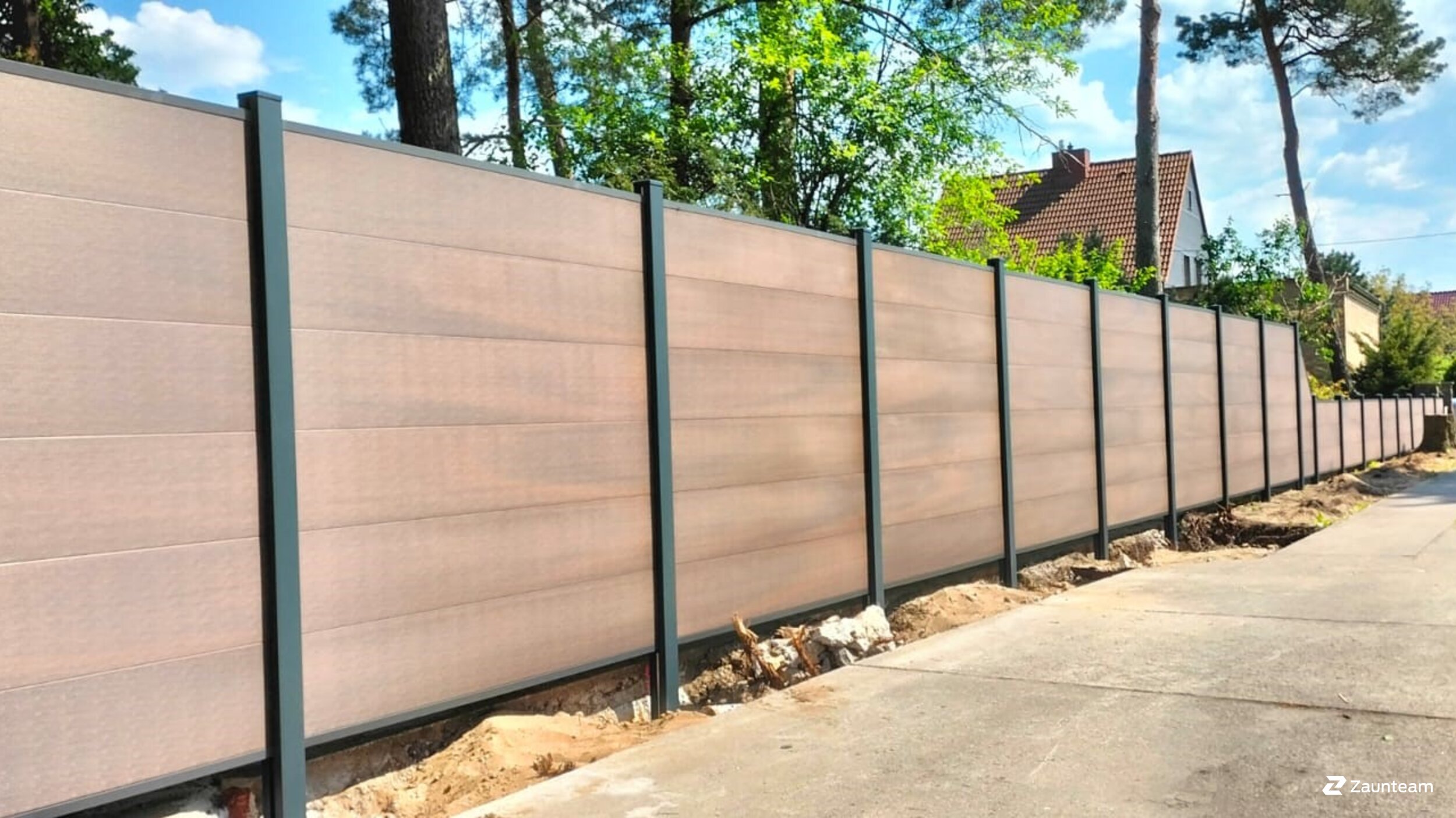 WPC Sichtschutz aus dem 2023 in 06901 Kemberg Deutschland von Zaunteam Fläming.