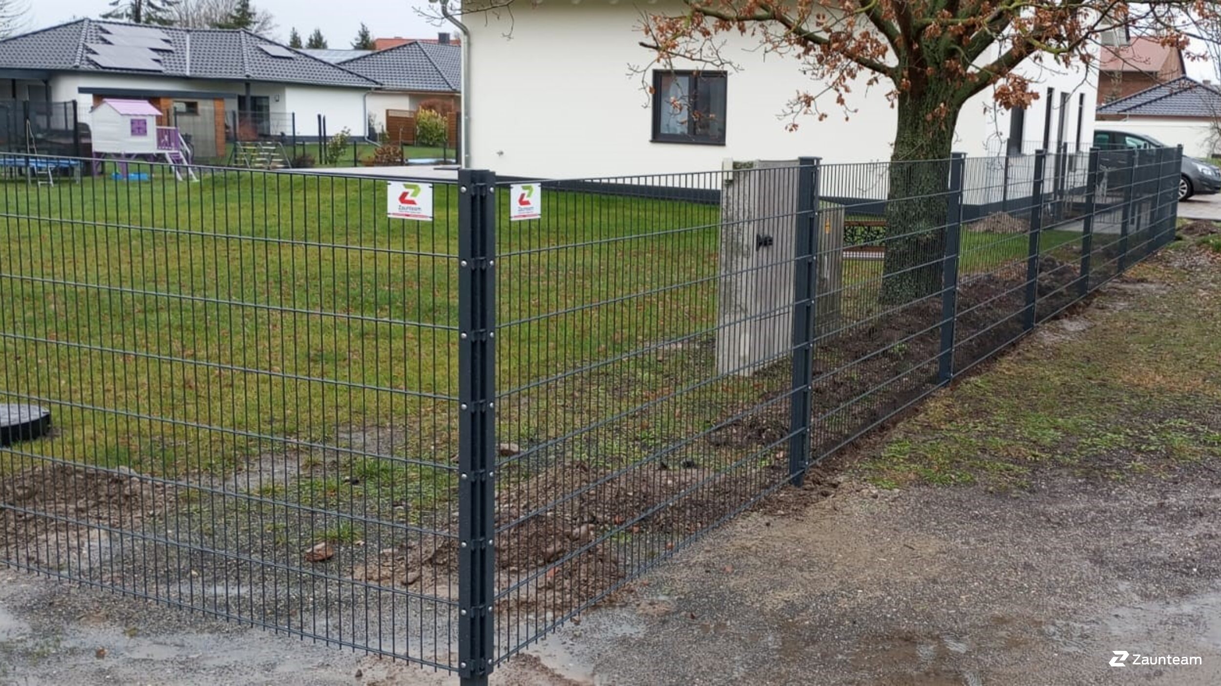Doppelstabmattenzaun aus dem 2023 in 06386 Fraßdorf Deutschland von Zaunteam Fläming.