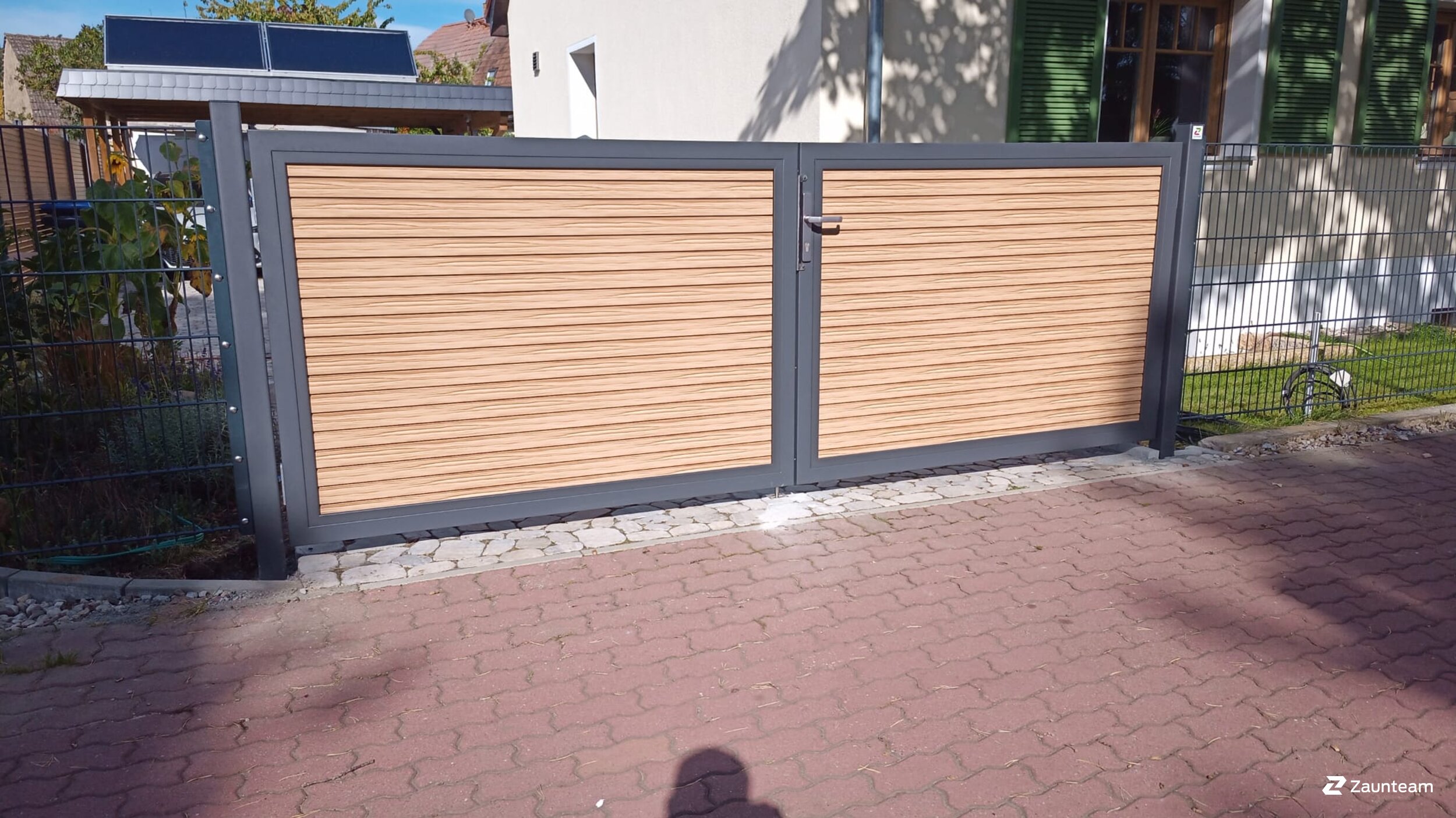 Aluzaun aus dem 2023 in 06888 Lutherstadt Wittenberg Deutschland von Zaunteam Fläming.