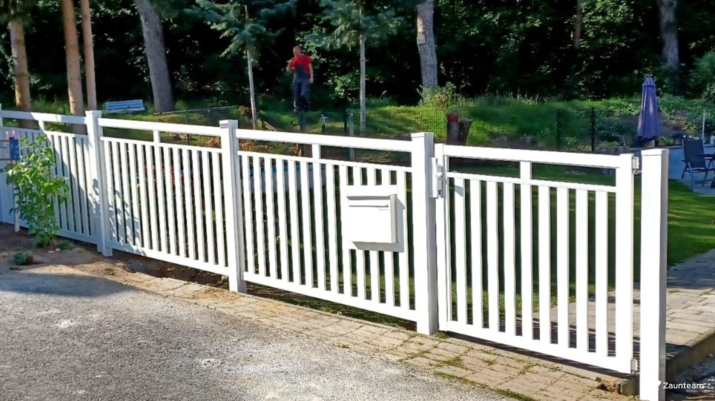 Clôture en aluminium de 2021 à 0688 Lutherstadt Wittenberg Allemagne de Zaunteam Fläming.