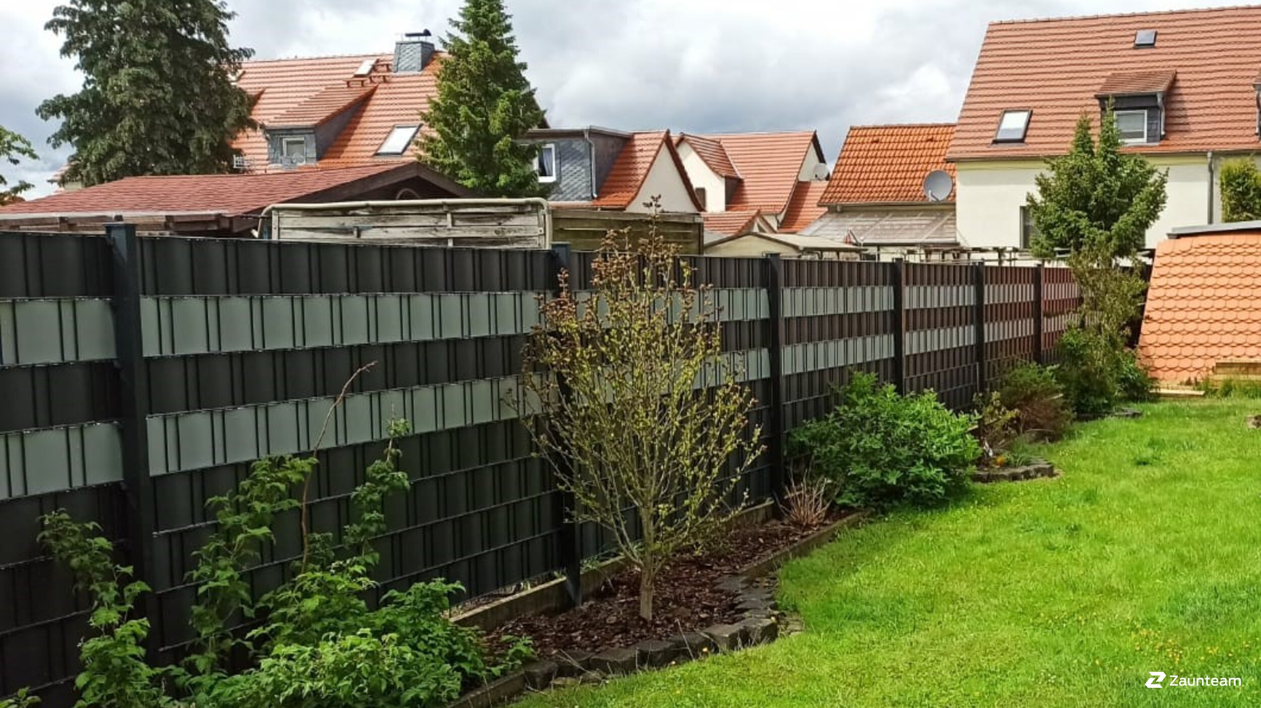 Protection brise-vue en tressage de 2021 à 06785 Oranienbaum-Wörlitz Allemagne de Zaunteam Fläming.