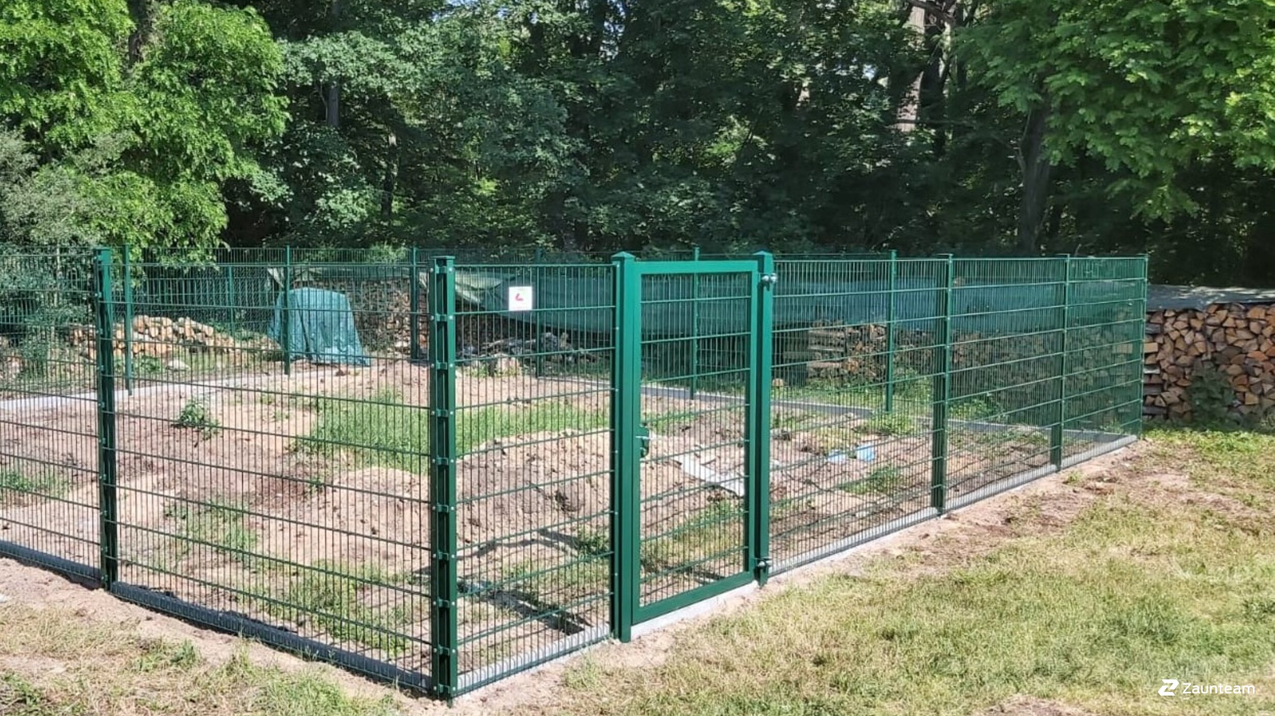 Clôture en panneau double fil de 2021 à 06861 Dessau-Rosslau Allemagne de Zaunteam Fläming.