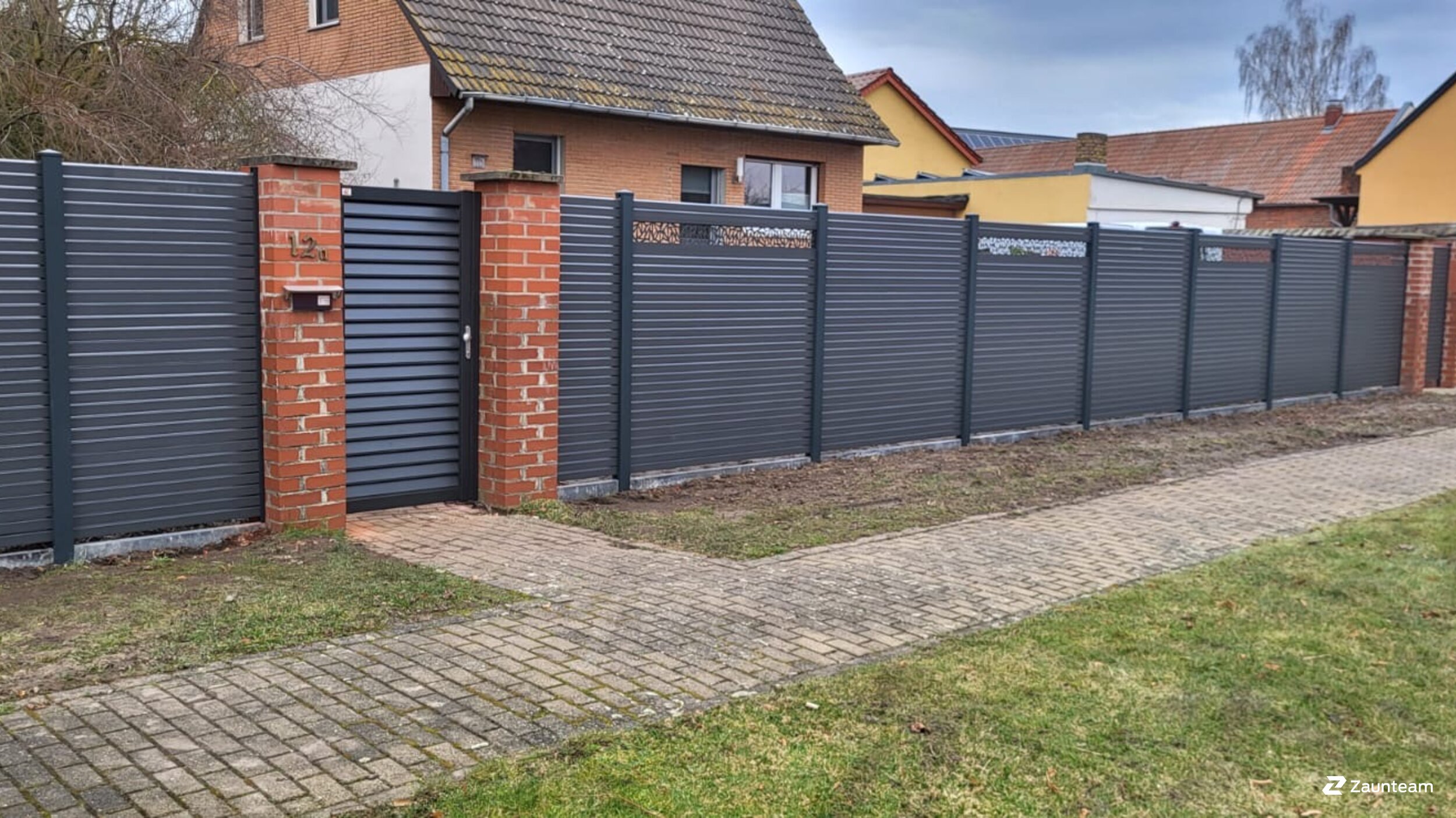 Aluminium Sichtschutz aus dem 2024 in 39264 Zerbst/ Anhalt Deutschland von Zaunteam Fläming.