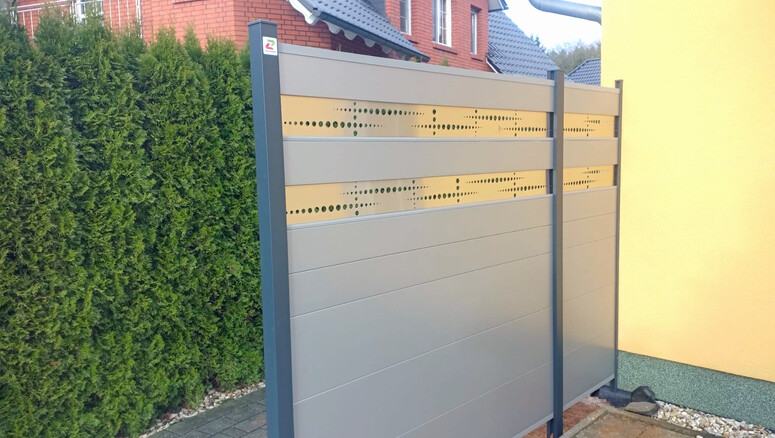 Aluminium Sichtschutz aus dem 2024 in 06886 Lutherstadt Wittenberg Deutschland von Zaunteam Fläming.
