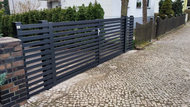 Clôture en aluminium de 2024 à 06846 Dessau-Rosslau Allemagne de Zaunteam Fläming.
