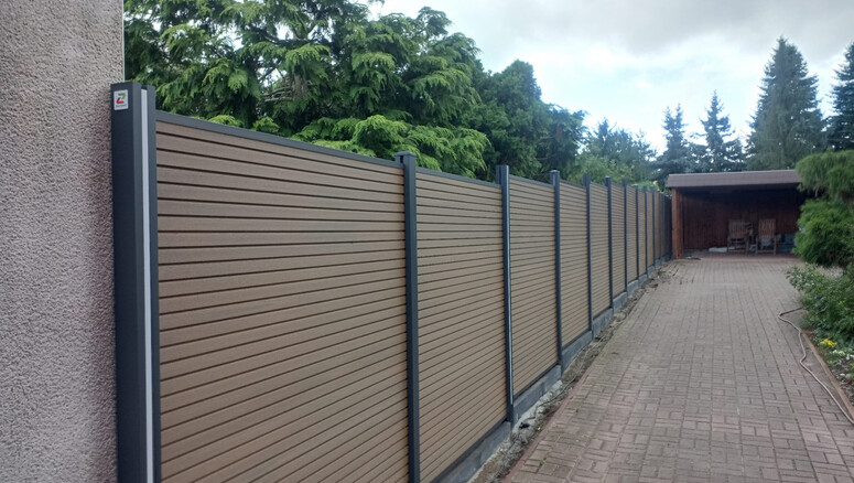 WPC Sichtschutz aus dem 2025 in 06888 Lutherstadt Wittenberg  Deutschland von Zaunteam Fläming.