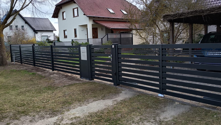 Aluminium Sichtschutz aus dem 2026 in 14789 Wusterwitz  Deutschland von Zaunteam Fläming.