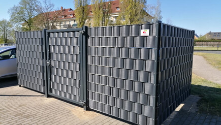 Protection brise-vue en tressage de 2020 à 06886 Lutherstadt Wittenberg Allemagne de Zaunteam Fläming.