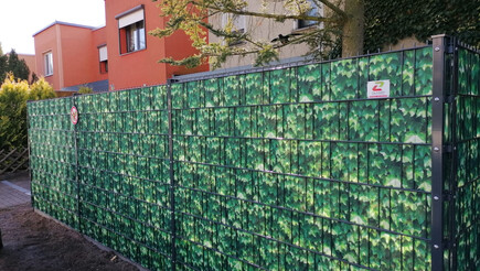 Protection brise-vue en tressage de 2020 à 06846 Dessau-Rosslau Allemagne de Zaunteam Fläming.