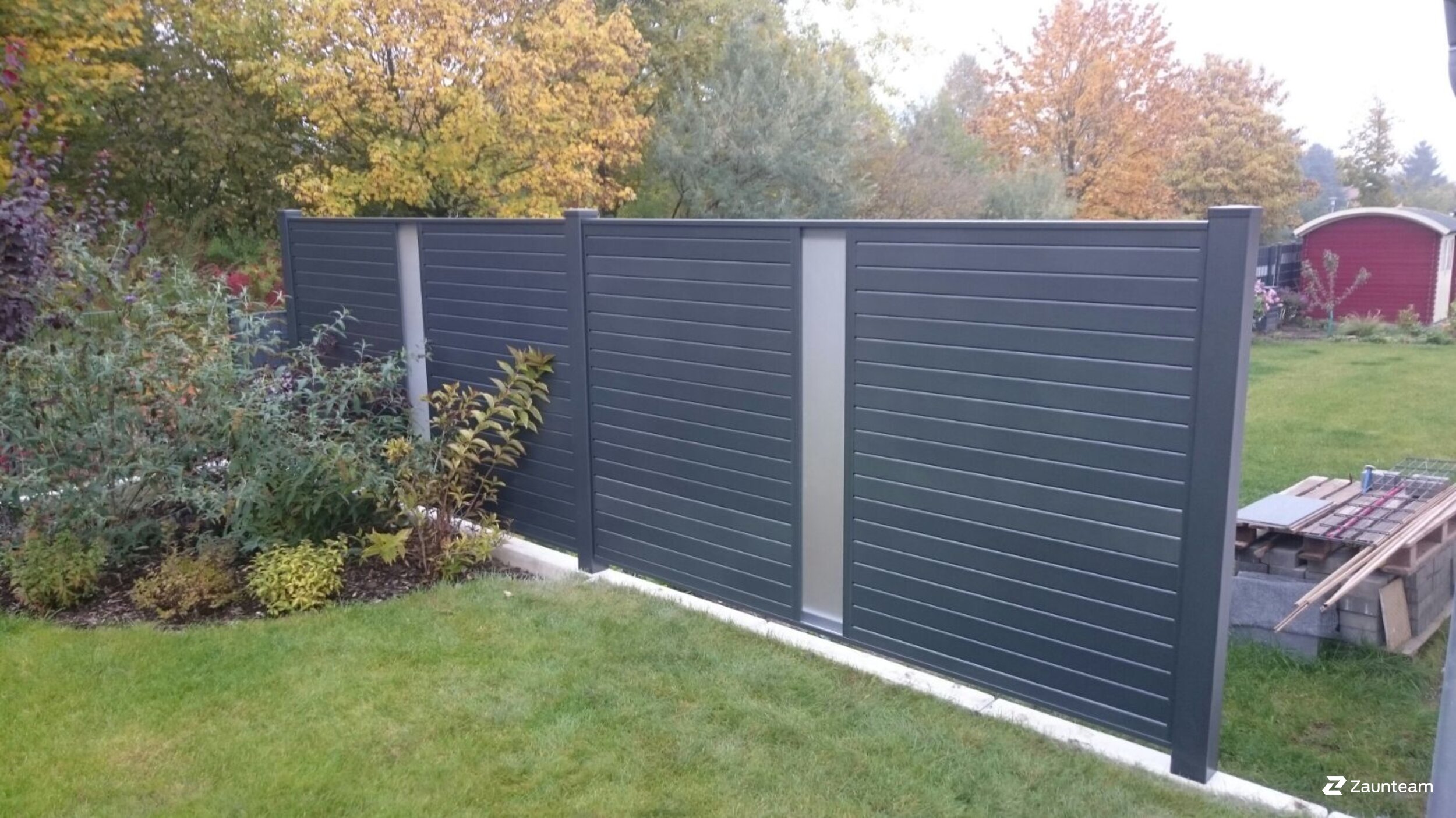 Aluminium Sichtschutz aus dem 2016 in 39110 Magdeburg Deutschland von Zaunteam Fläming.