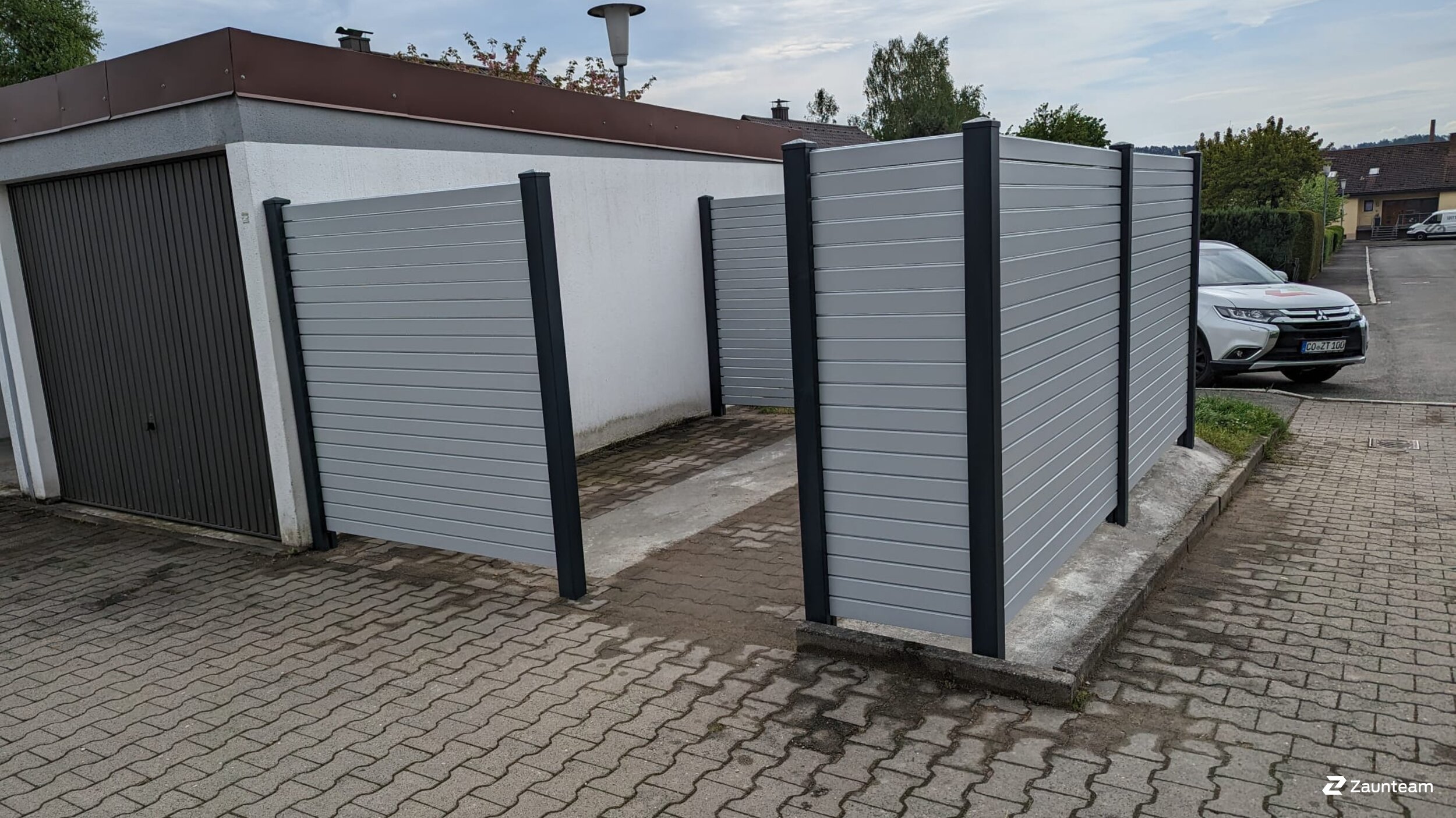 Protection brise-vue en aluminium de 2023 à 96450 Coburg Allemagne de Zaunteam Coburg.