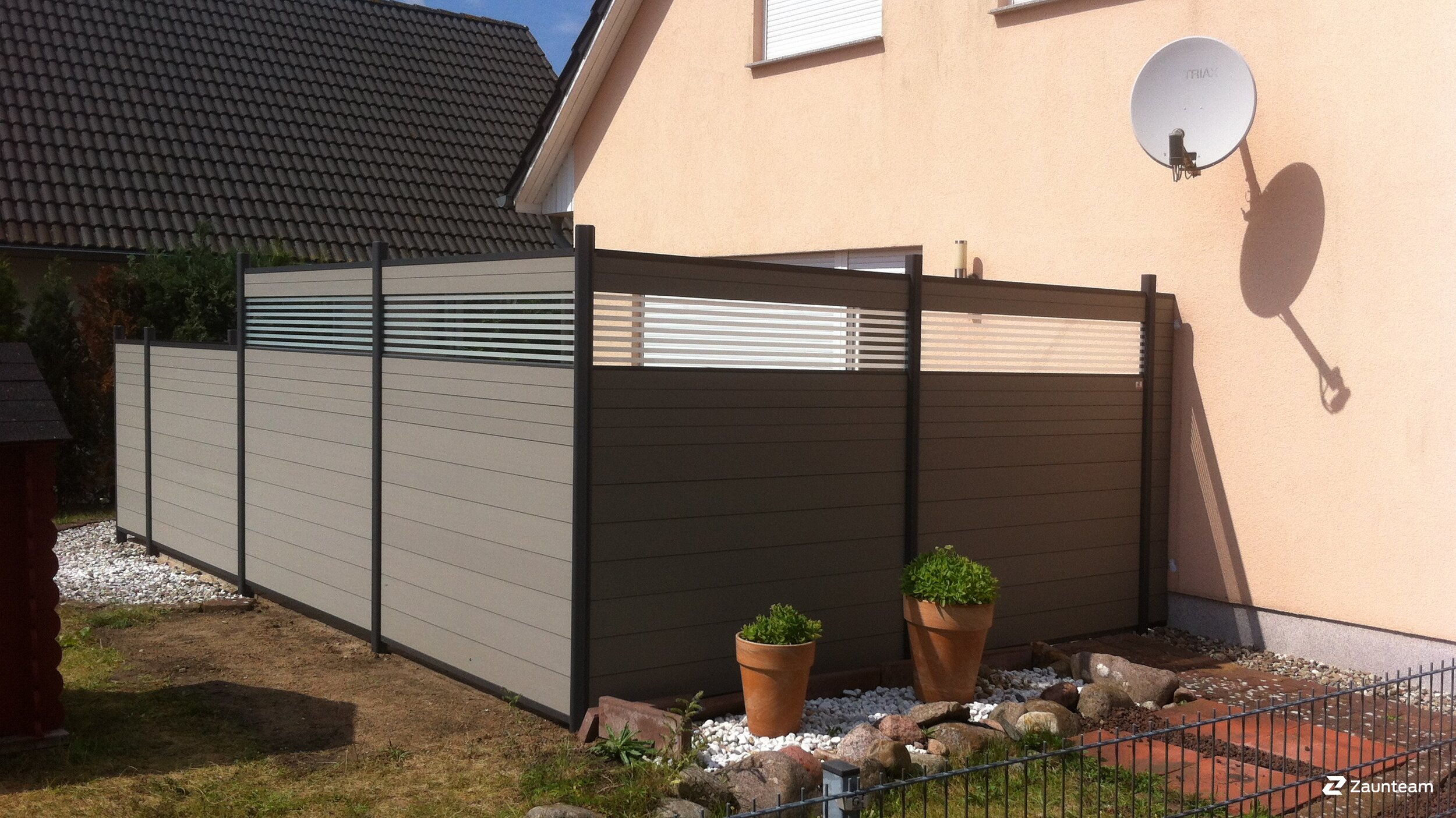 WPC Sichtschutz aus dem 2016 in 17258 Feldberg Deutschland von Zaunteam Pasewalk.