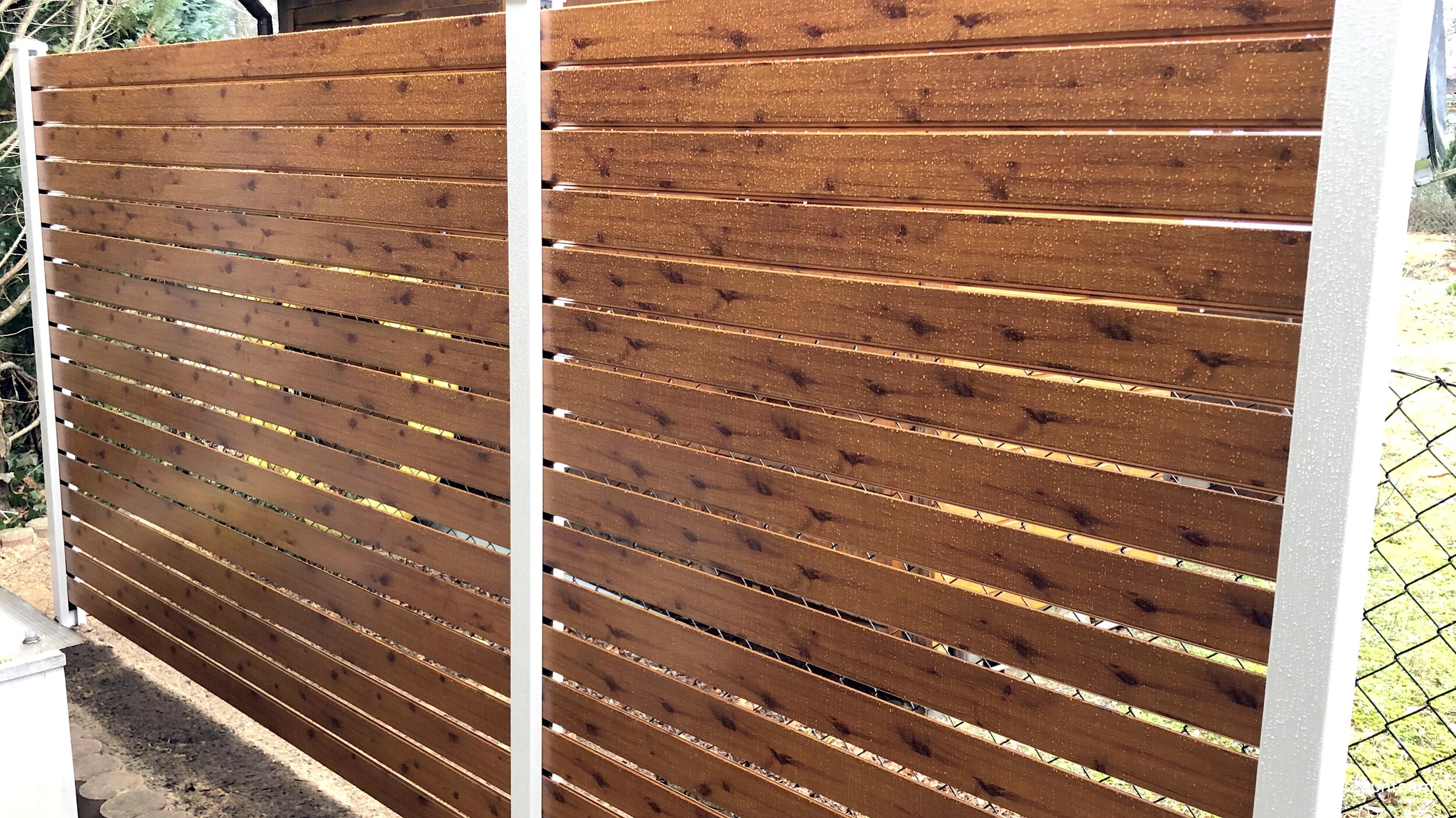 Aluminium Sichtschutz aus dem 2019 in 16321 Bernau Deutschland von Zaunteam Bernau.
