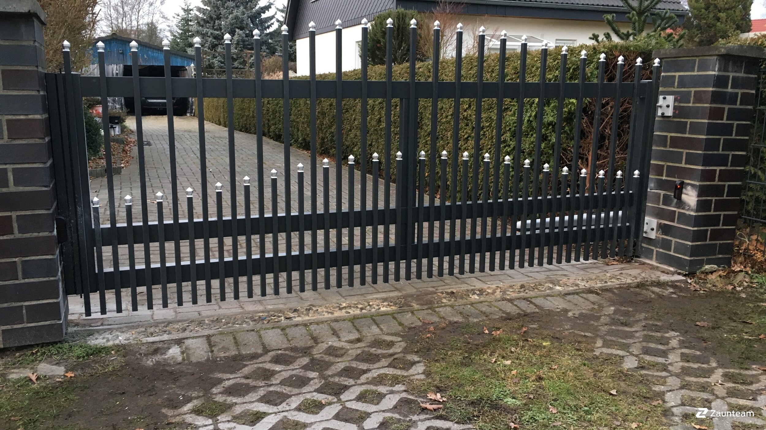 Aluzaun aus dem 2016 in 16341 Panketal Deutschland von Zaunteam Bernau.