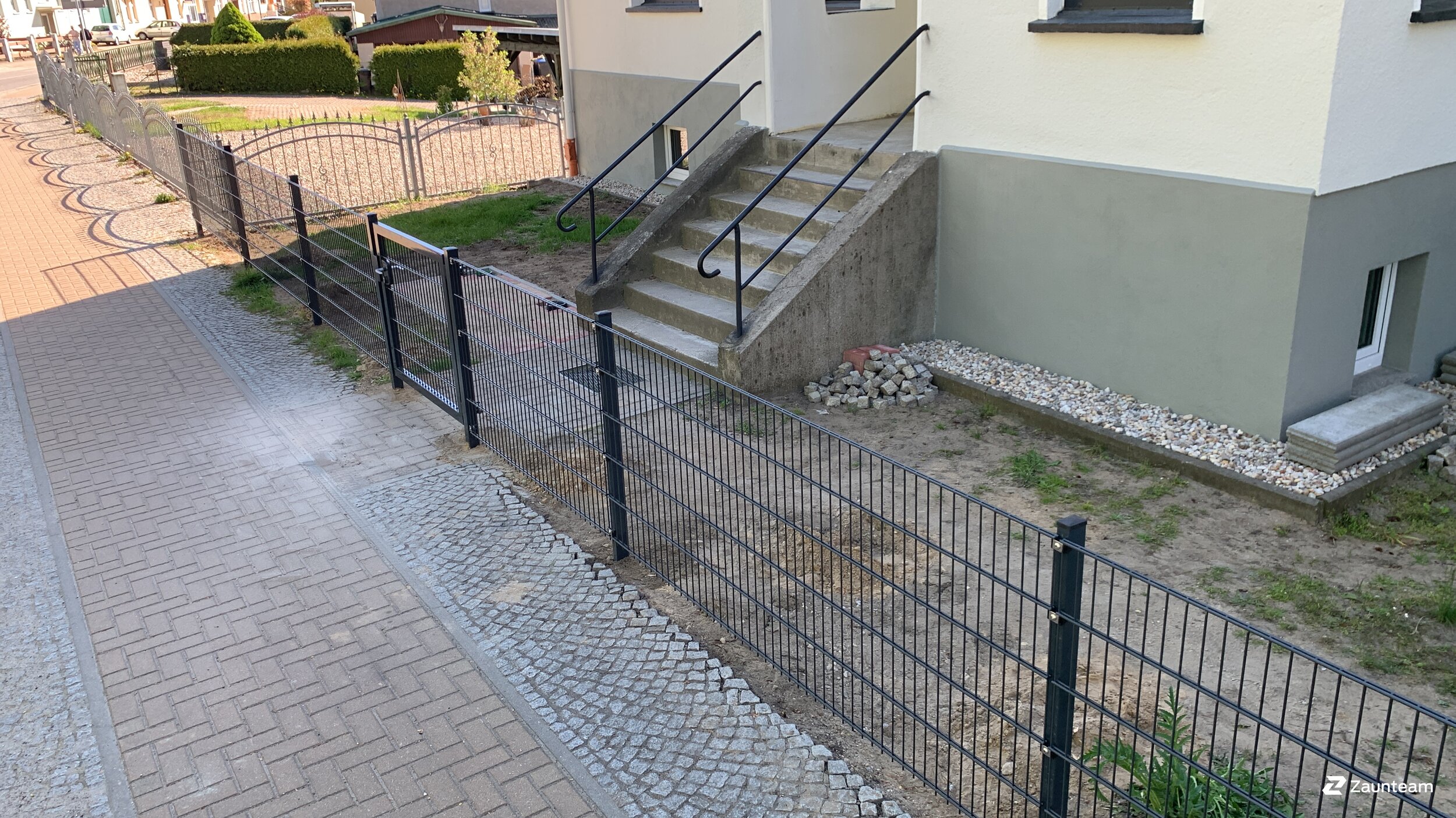 Doppelstabmattenzaun aus dem 2023 in 16348 Wandlitz Deutschland von Zaunteam Pasewalk.