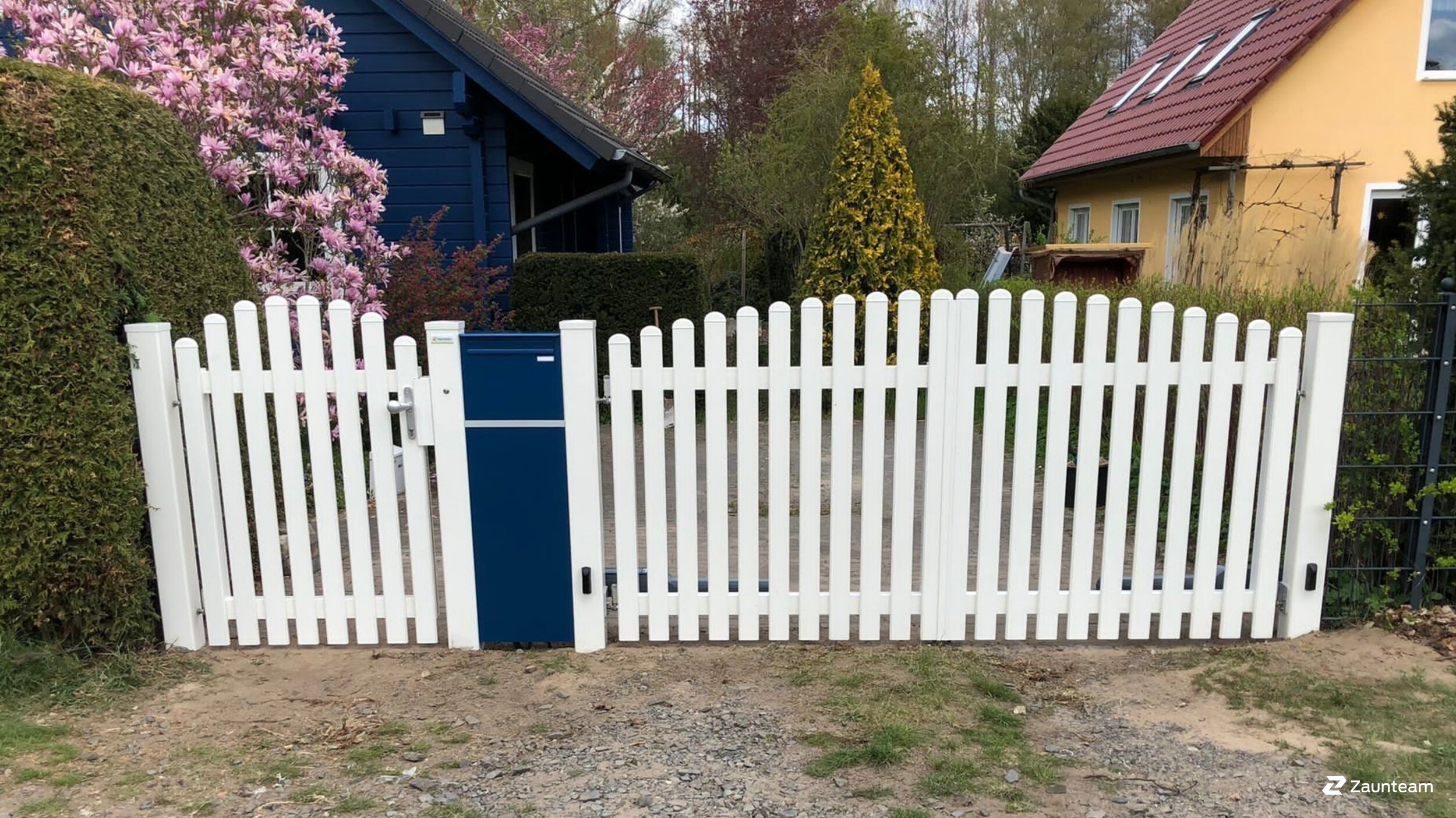 Aluzaun aus dem 2022 in 16341 Panketal Deutschland von Zaunteam Pasewalk.