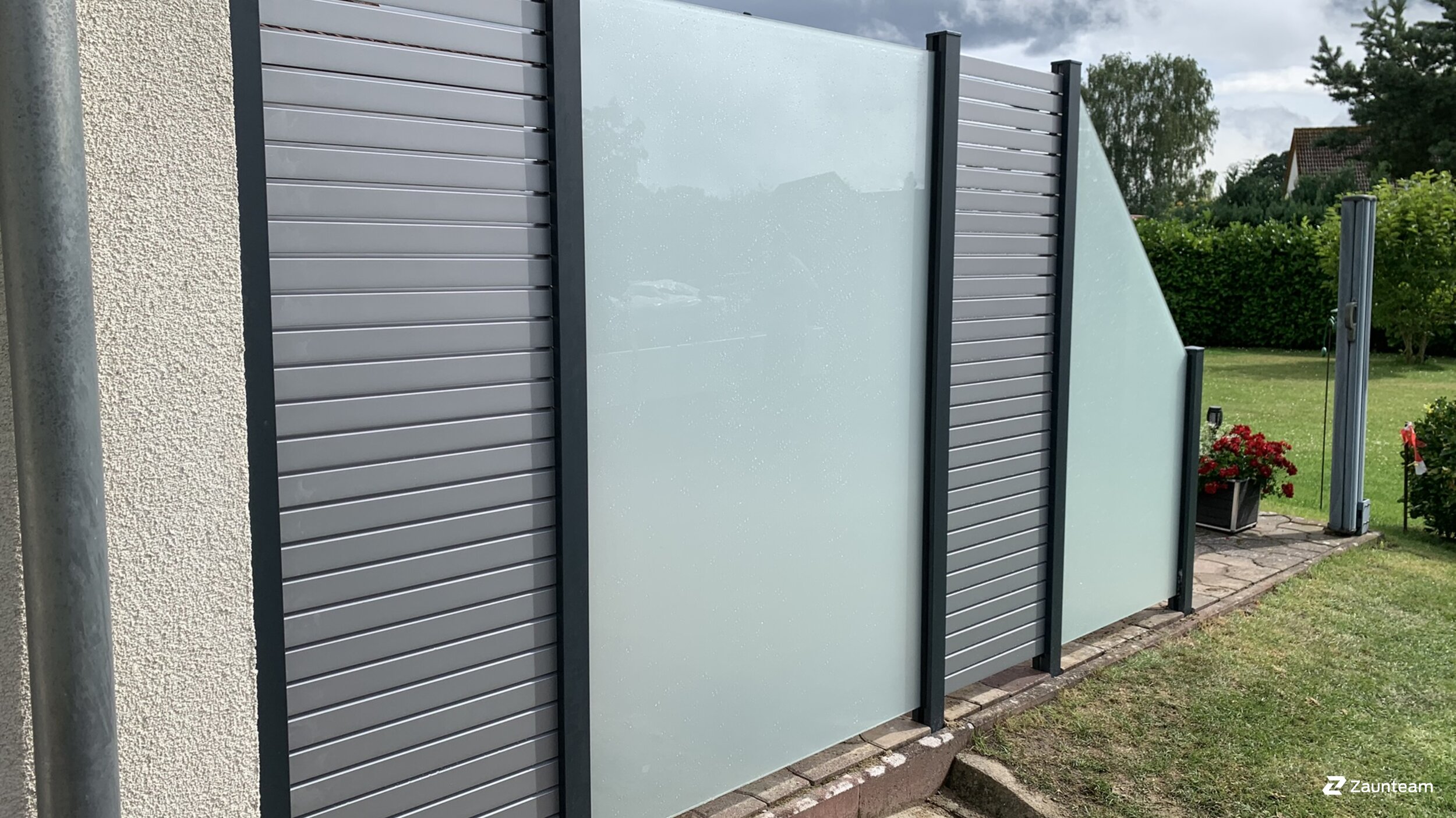 Aluminium Sichtschutz aus dem 2023 in 17373 Ückermünde Deutschland von Zaunteam Pasewalk.