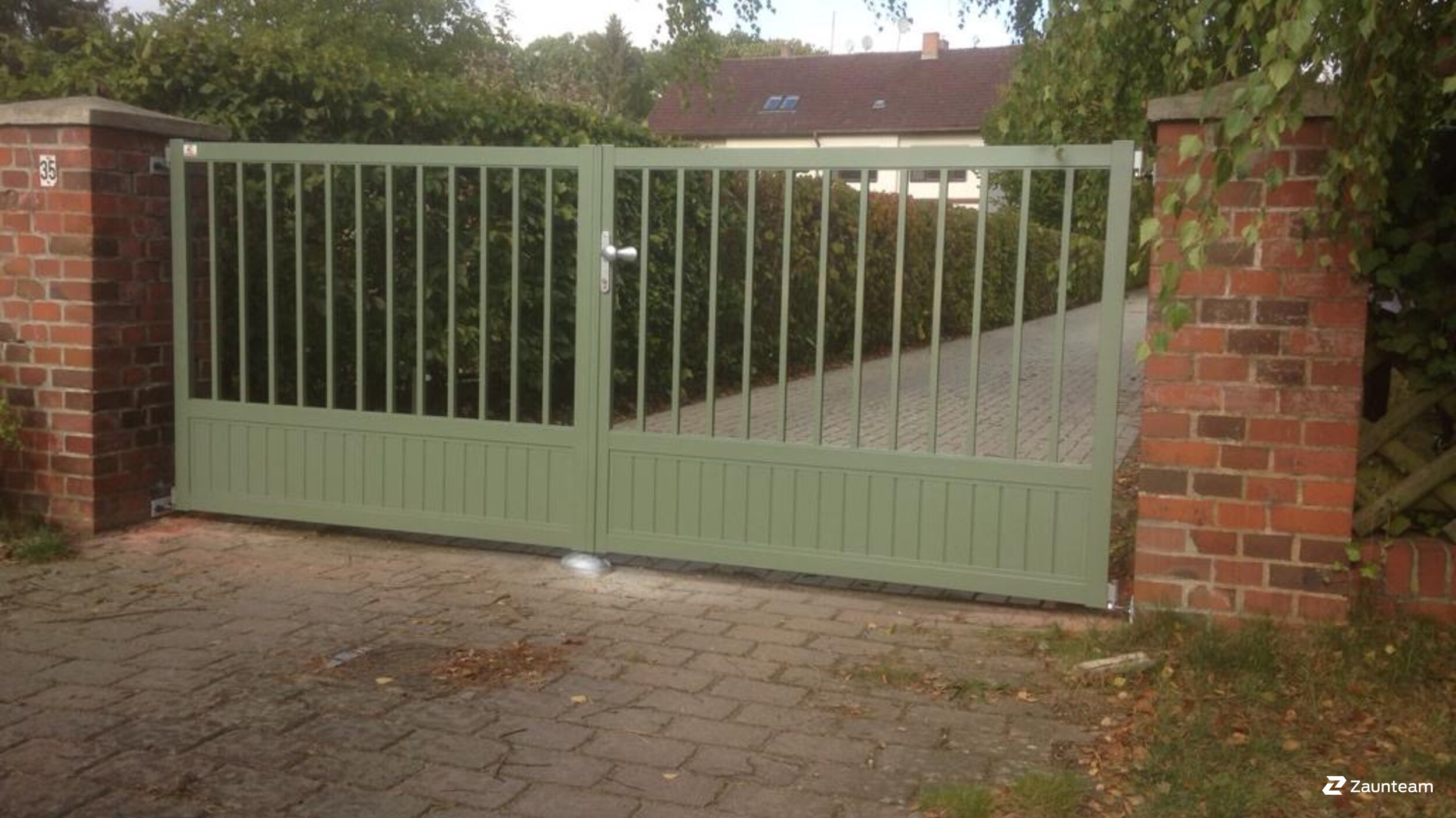 Aluzaun aus dem 2019 in 16775 Gransee Deutschland von Zaunteam Pasewalk.