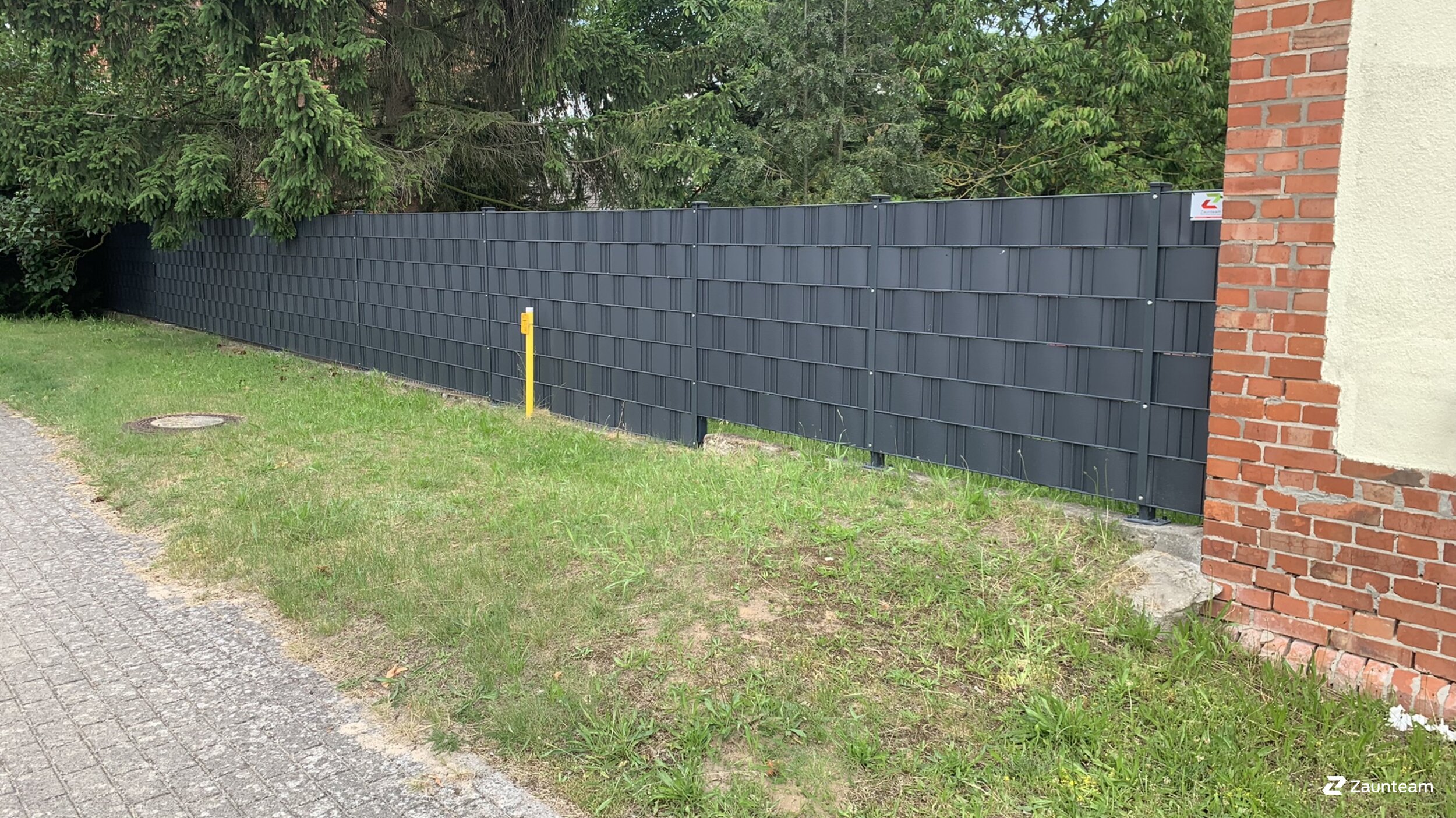 Protection brise-vue en tressage de 2024 à 17375 Rieth Allemagne de Zaunteam Pasewalk.