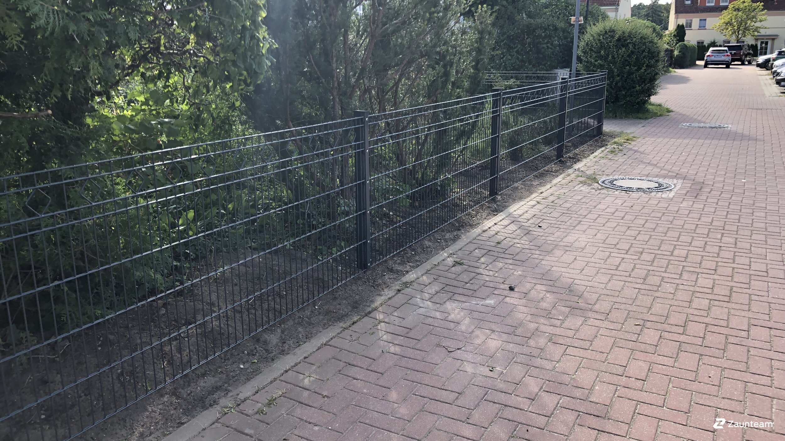 Deko-Doppelstabmattenzaun aus dem 2025 in 15834 Groß Machnow Deutschland von Zaunteam Pasewalk.