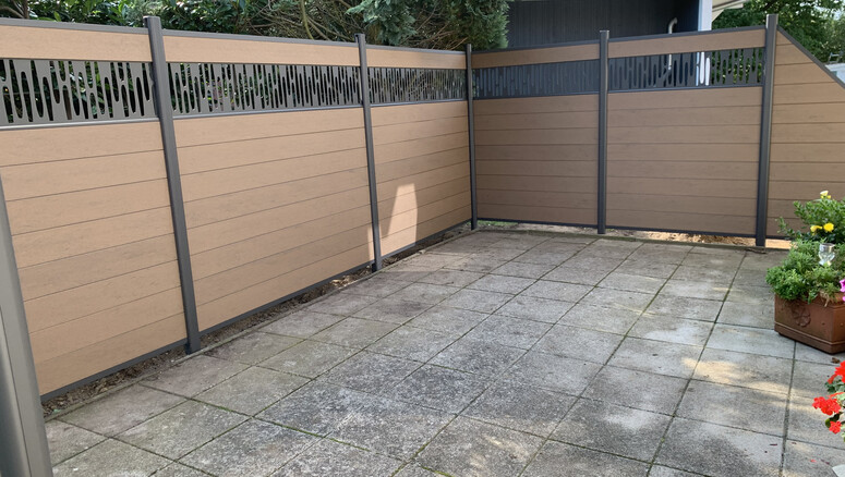 WPC Sichtschutz aus dem 2025 in 17309 Zerrenthin Deutschland von Zaunteam Pasewalk.