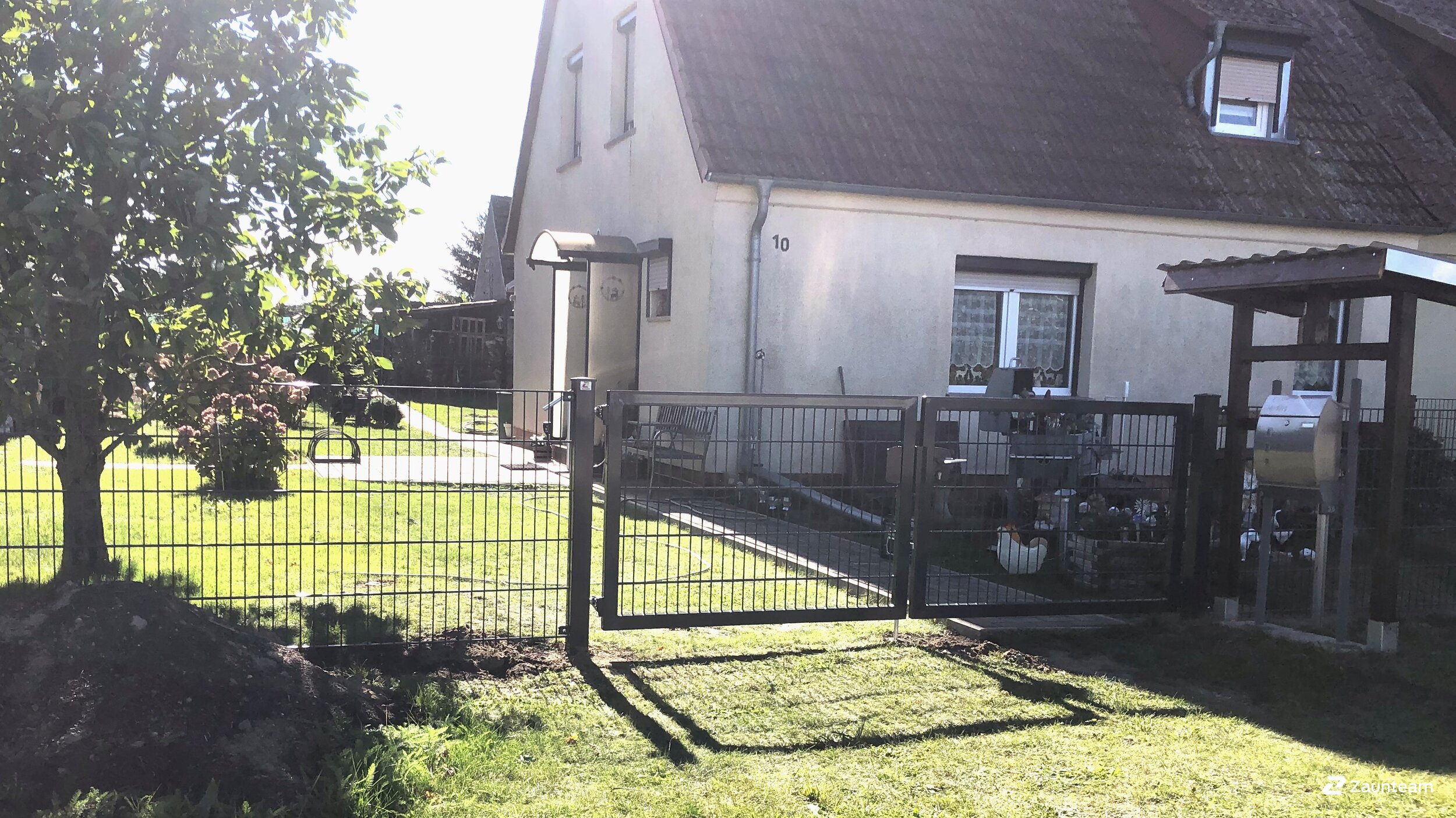 Clôture en panneau double fil de 2025 à 17392 Rebelow Allemagne de Zaunteam Pasewalk.