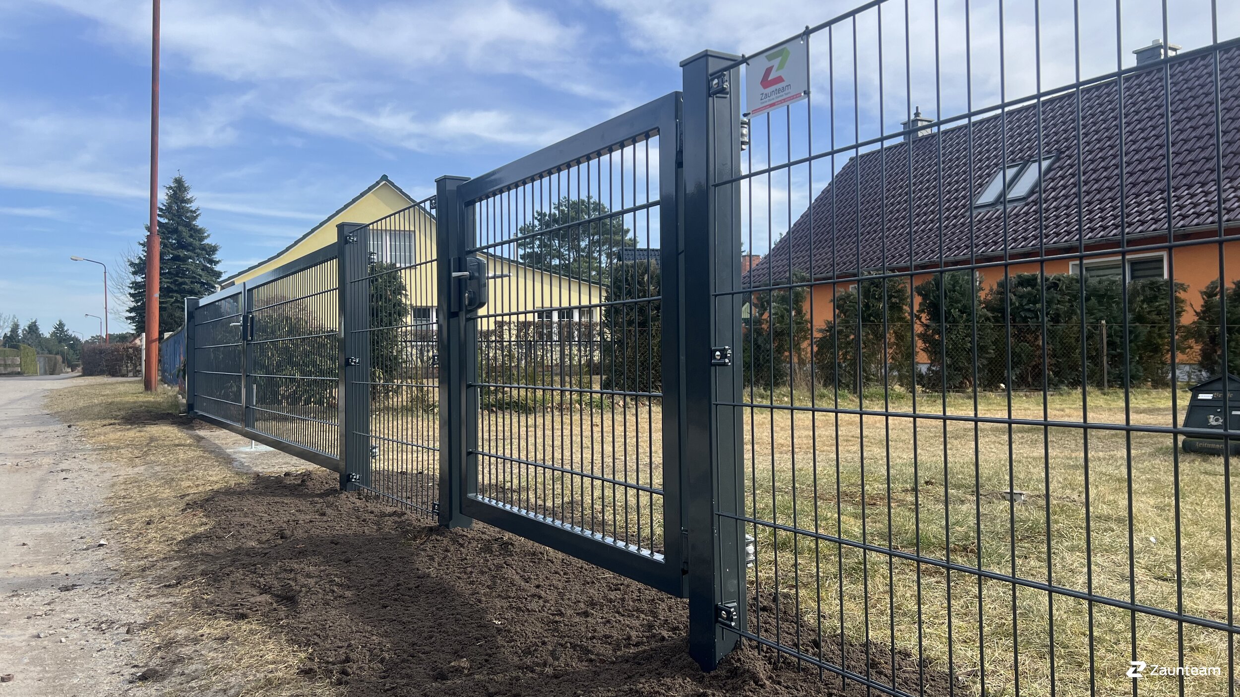 Doppelstabmattenzaun aus dem 2026 in 17375 Leopoldshagen Deutschland von Zaunteam Pasewalk.