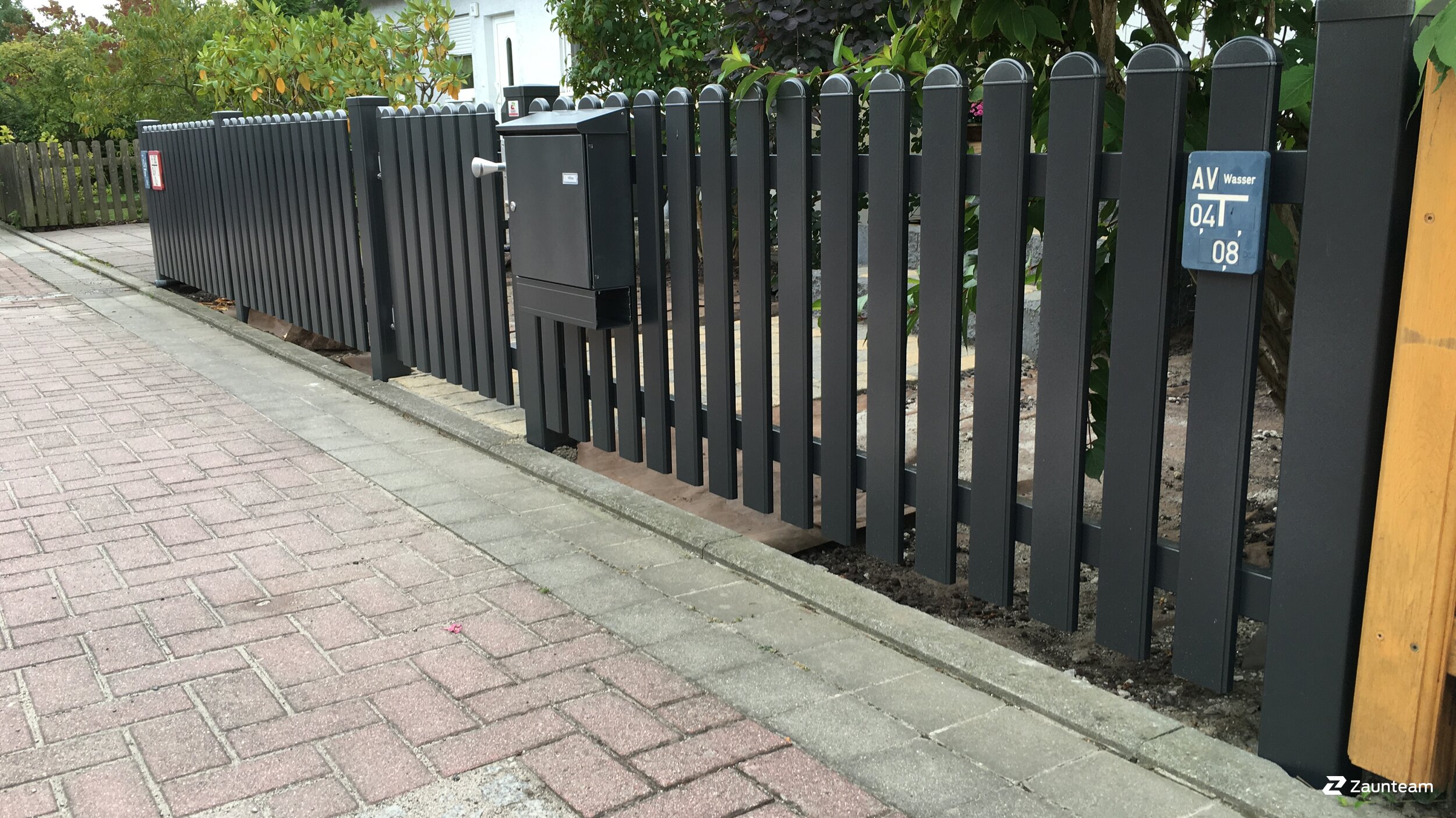 Aluzaun aus dem 2016 in 16341 Panketal Deutschland von Zaunteam Bernau.