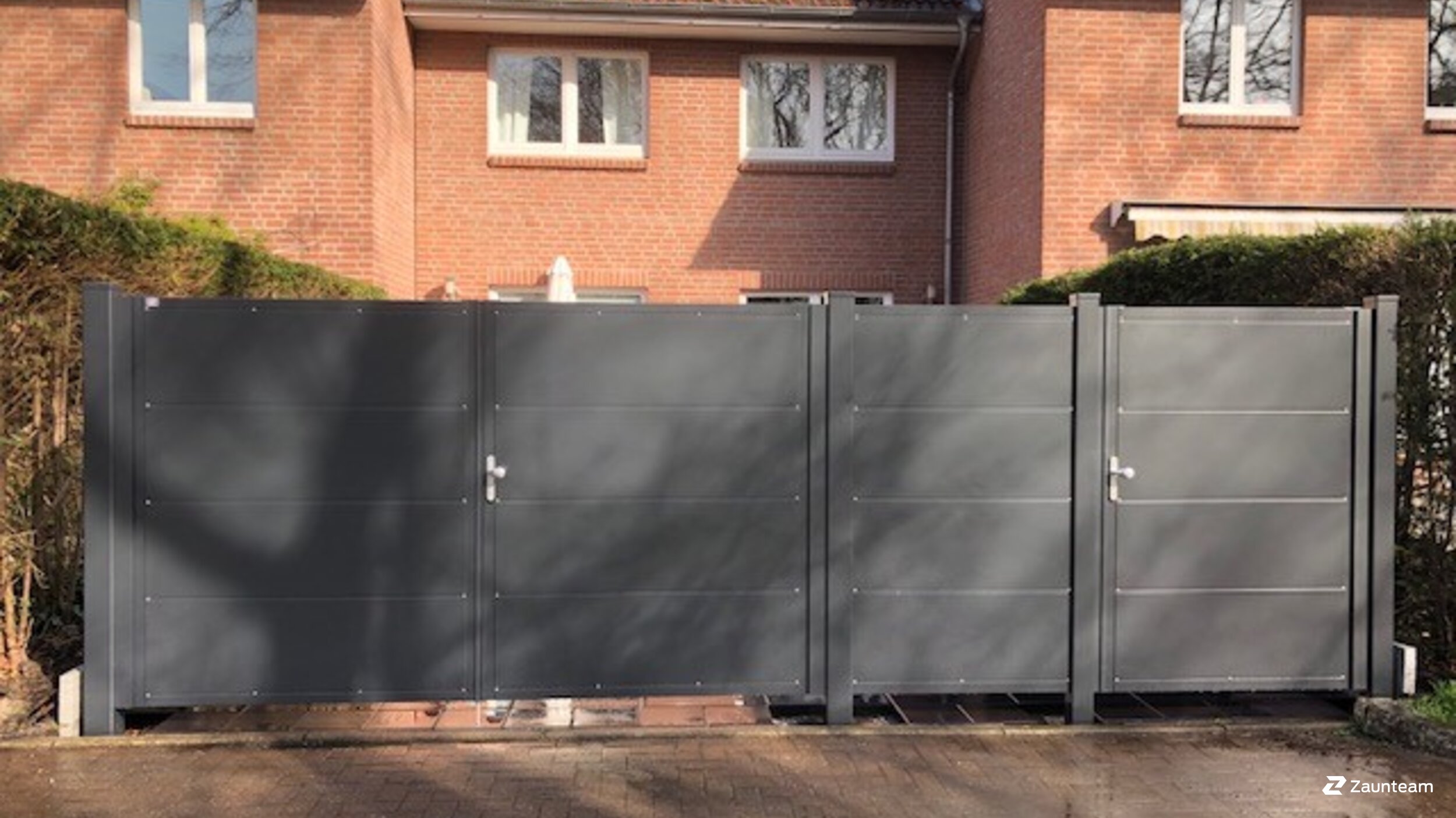 Aluminium Sichtschutz aus dem 2023 in 22559 Hamburg Deutschland von Zaunteam Elbe-Pinnau.